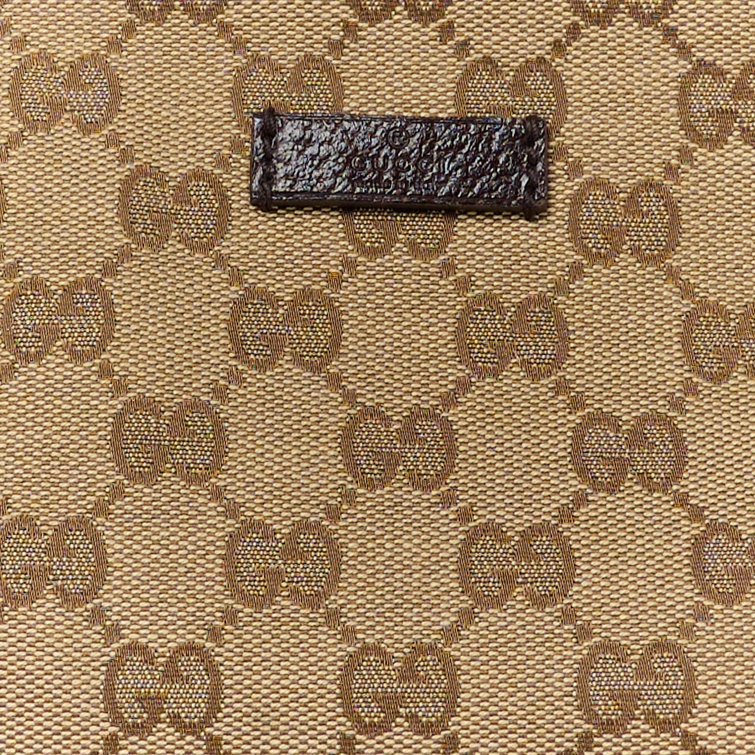 Gucci Monogram Web Small Flat Messenger Crossbody Dark Brown 10 of 12