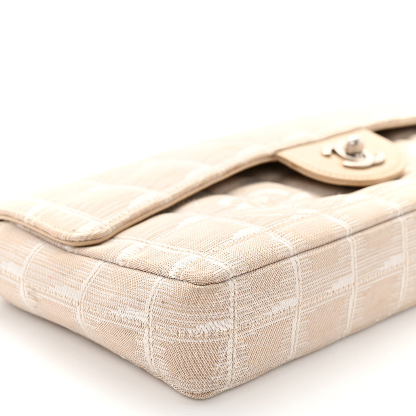 Nylon Travel East West Flap Beige