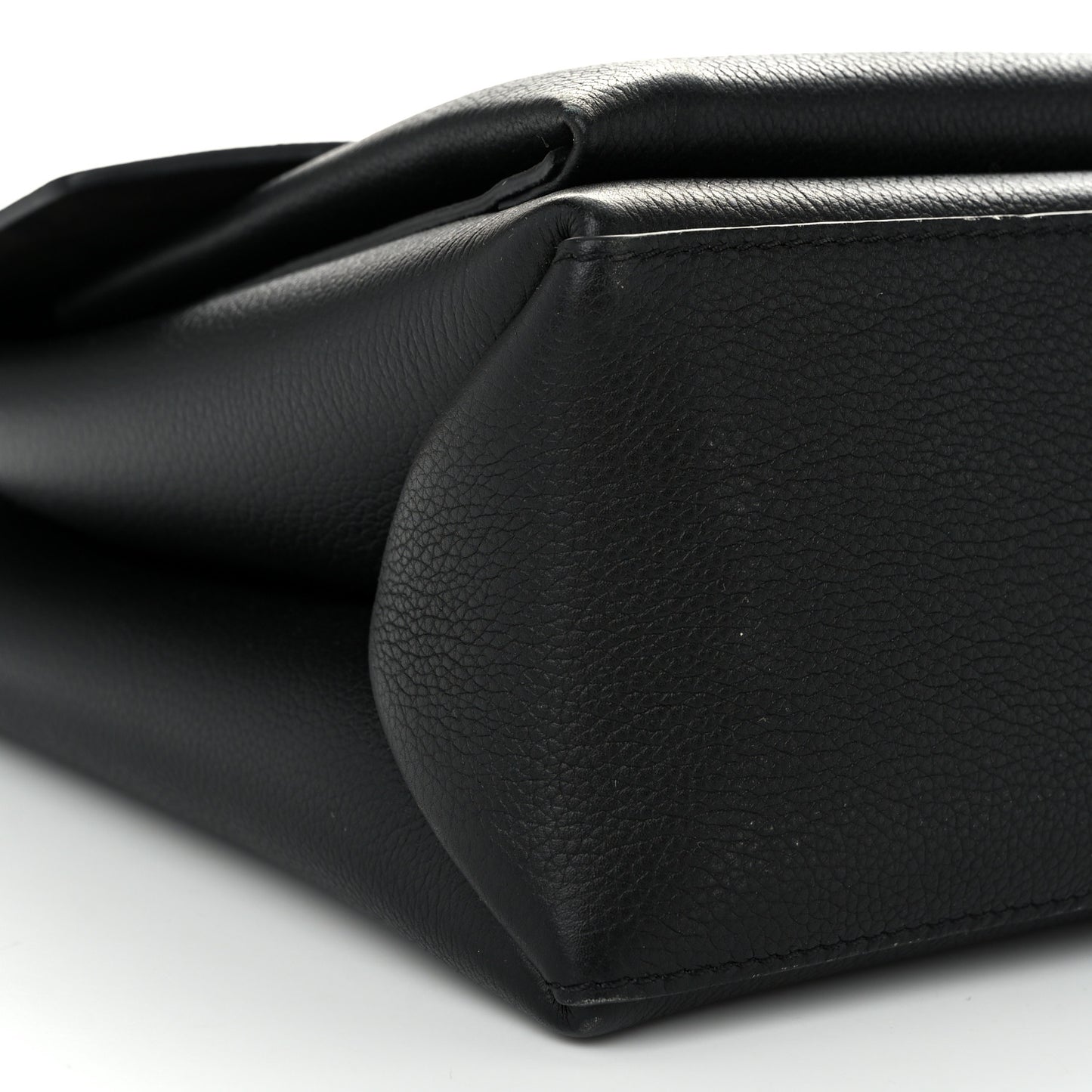 Soft Calfskin My Lockme Top Handle Black