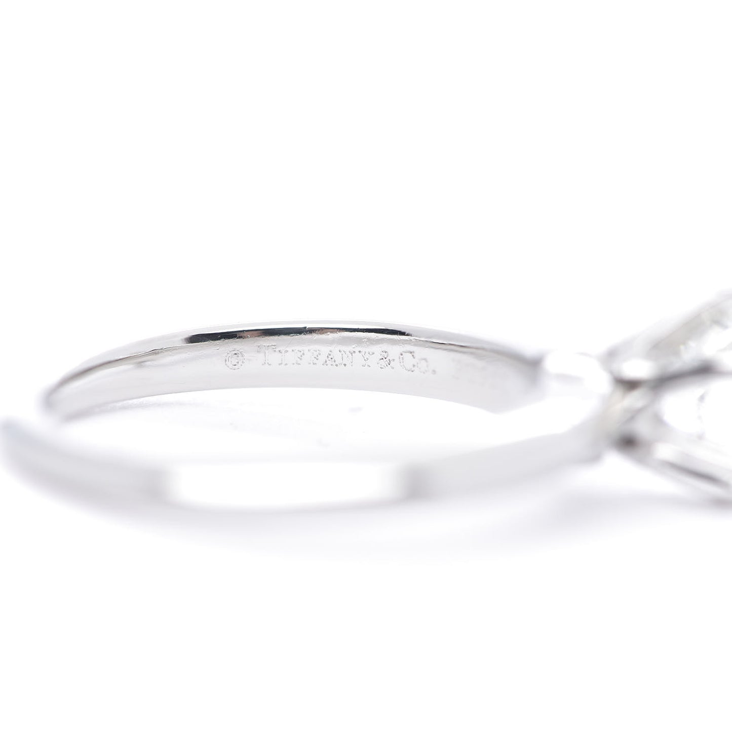 Platinum Diamond 1.00ct Solitaire Engagement Ring 53 6.5