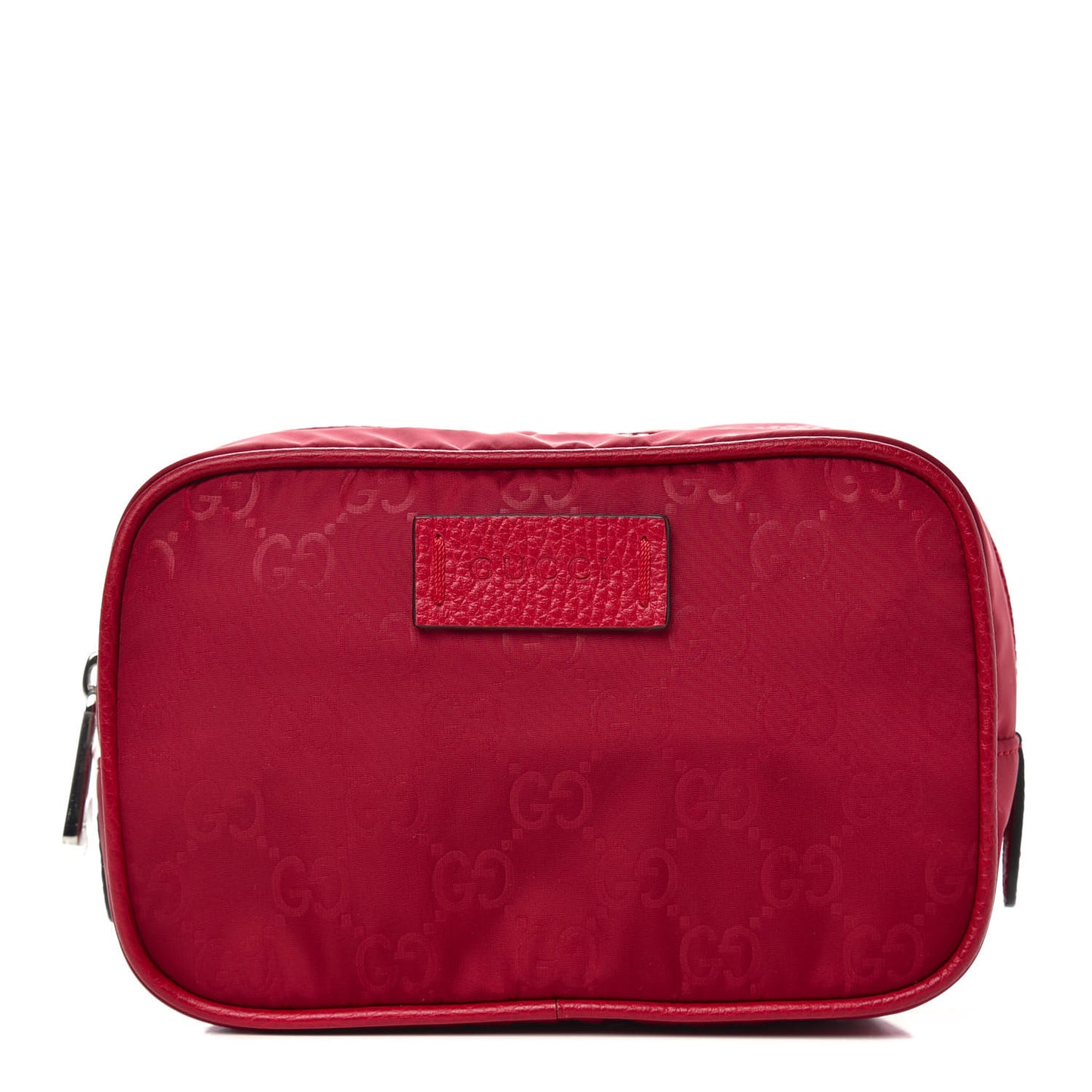 Nylon Monogram Small Dolmias Pouch Vibrant Red