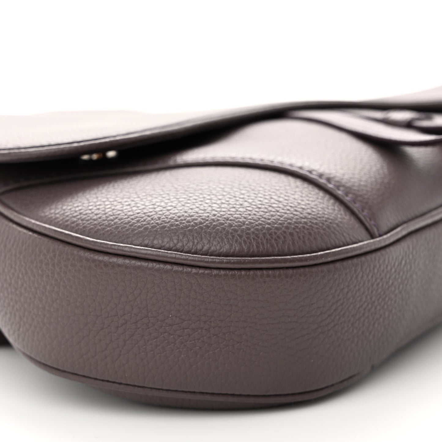 Grained Calfskin Kim Jones Saddle Bag Amaranth