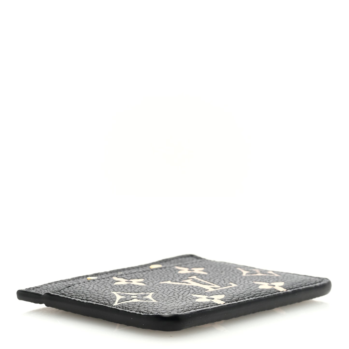Empreinte Card Holder Black Beige