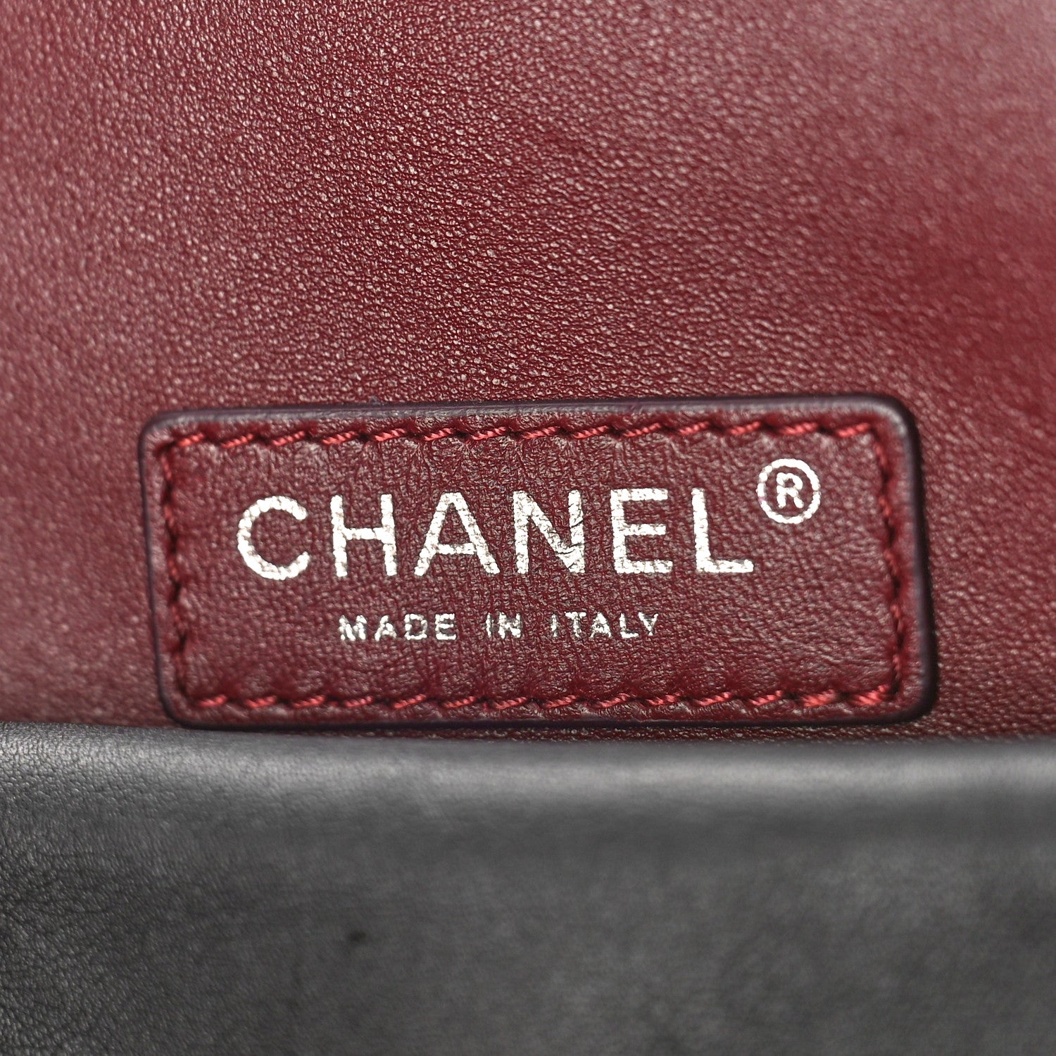 Chanel Calfskin Stitched Medium Shopping Tote Black 7 of 9