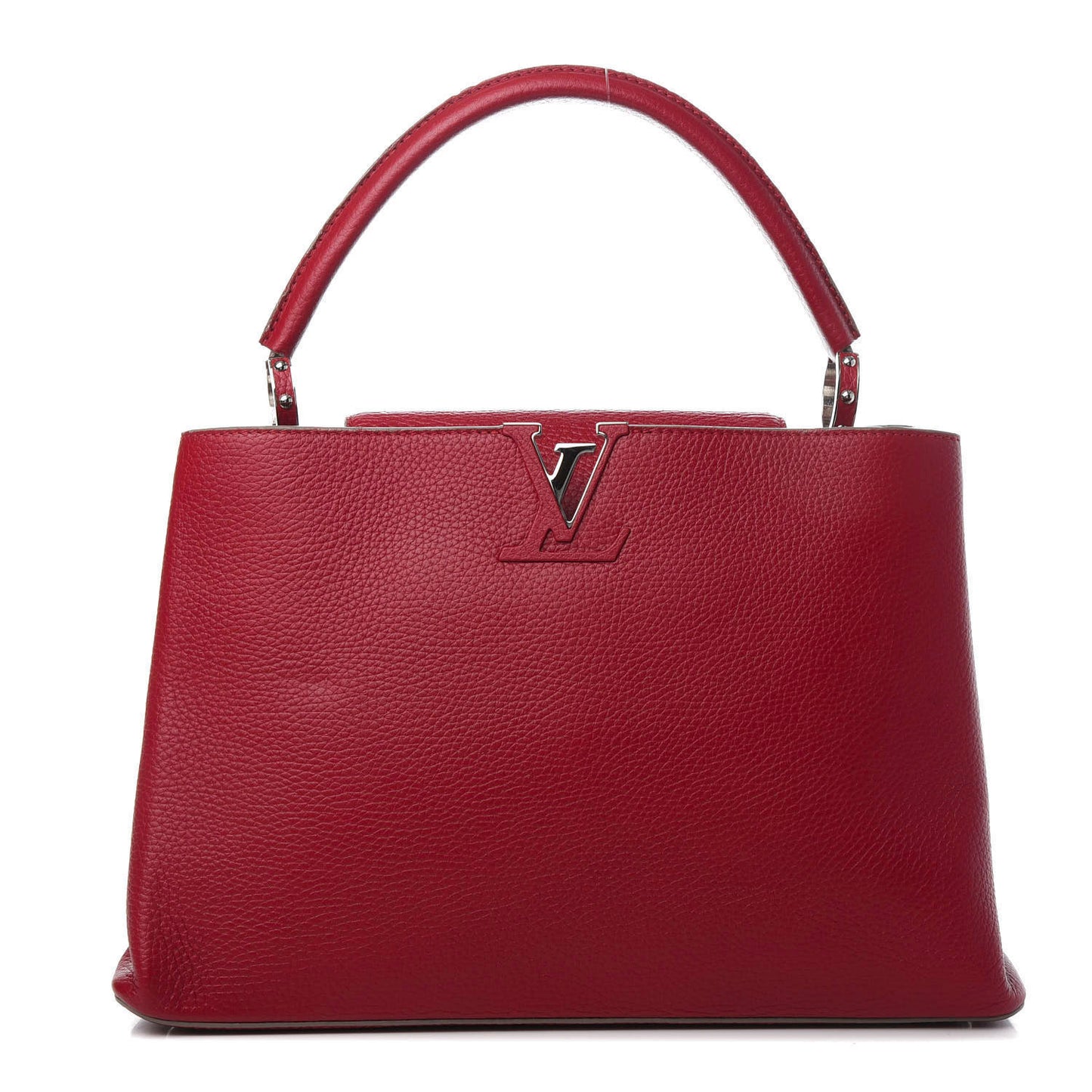 Taurillon Capucines MM Scarlet