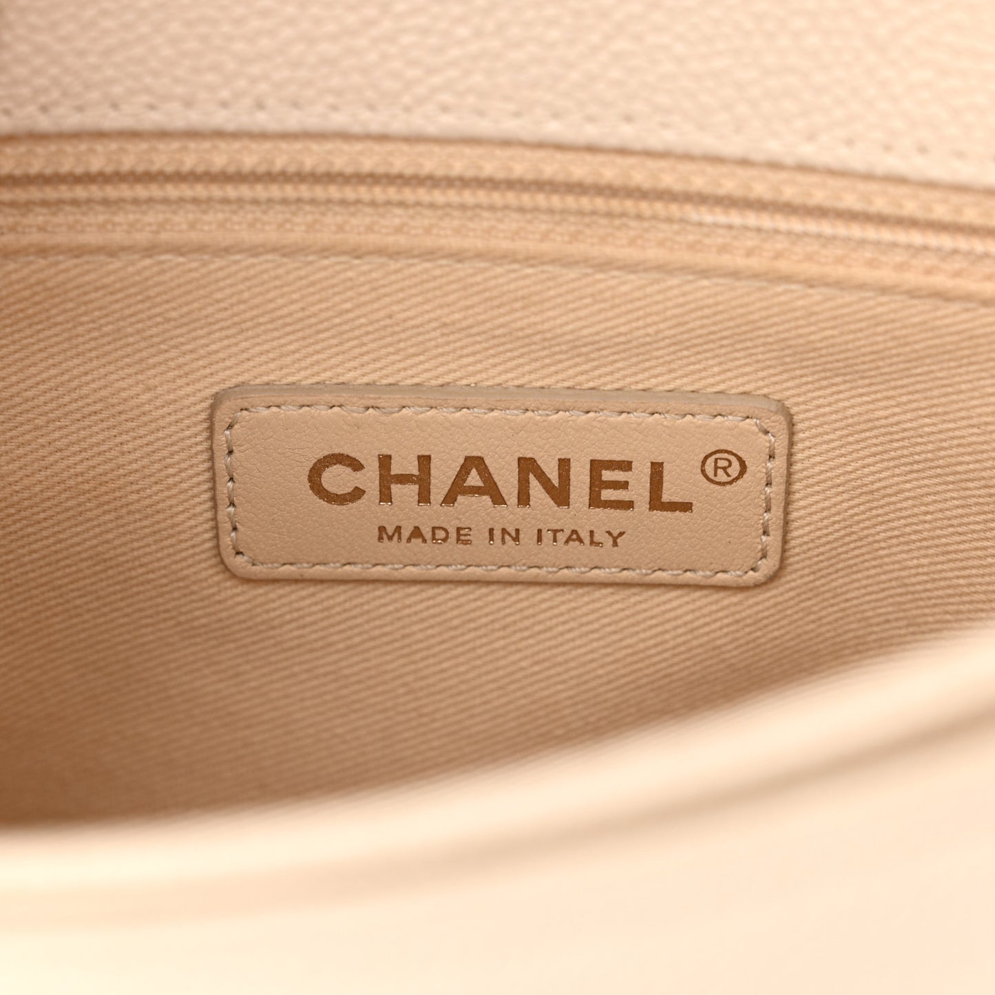 Grained Calfskin Quilted Small Cuba Top Handle Flap White