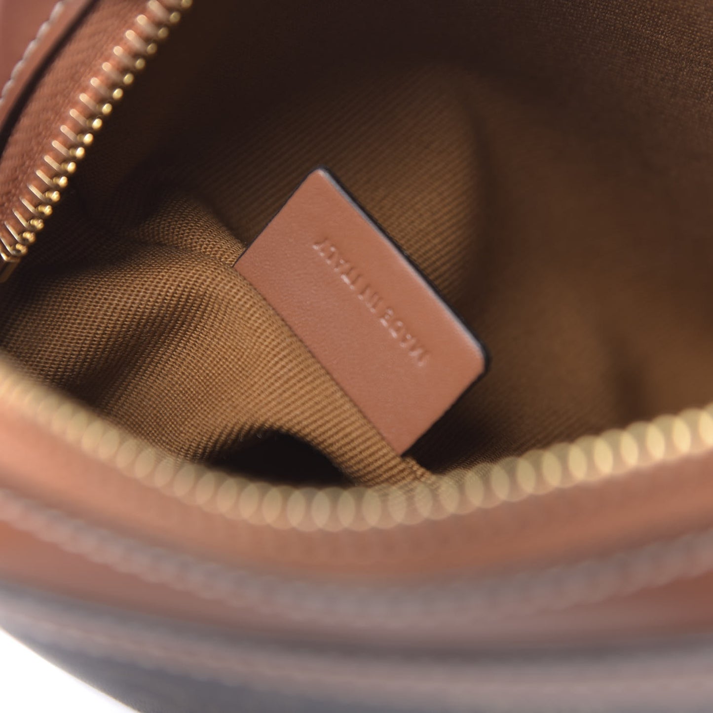 Triomphe Canvas Small Camera Bag Tan