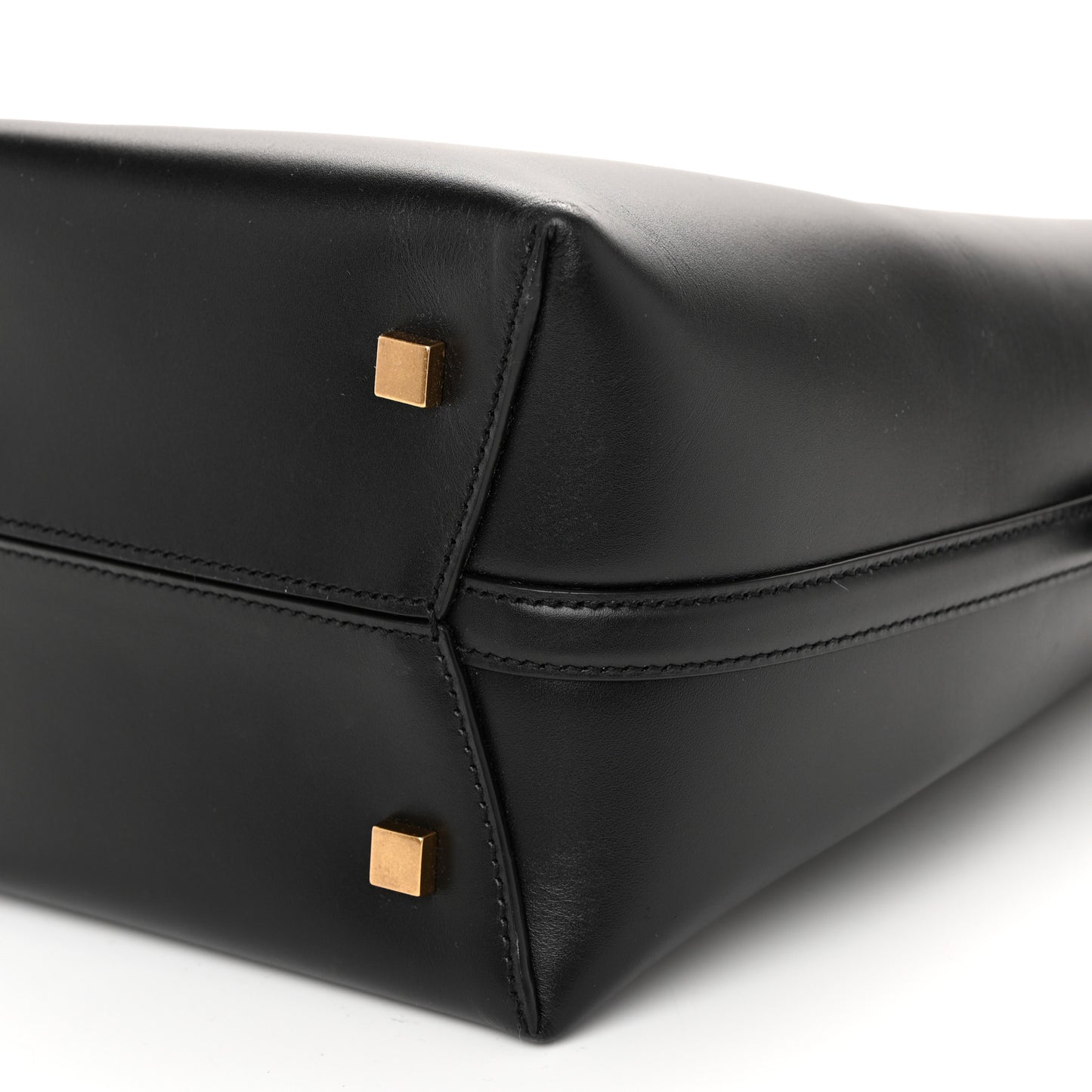 Shiny Calfskin Le 37 Mini Bucket Bag Black