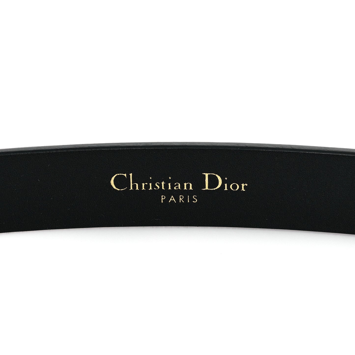 Calfskin CD Belt 70 Black