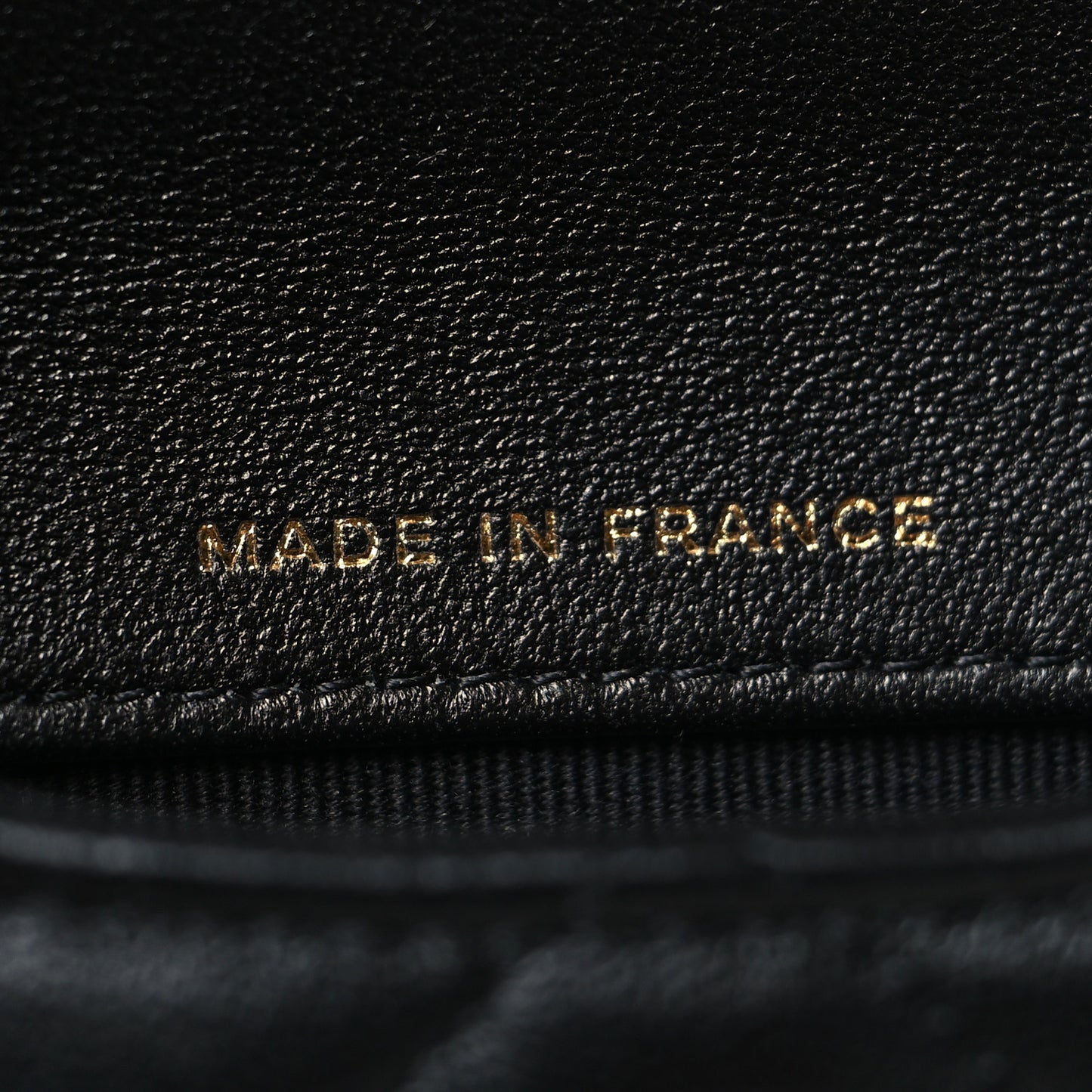 Lambskin Quilted Pearl Top Handle Clutch With Chain Black