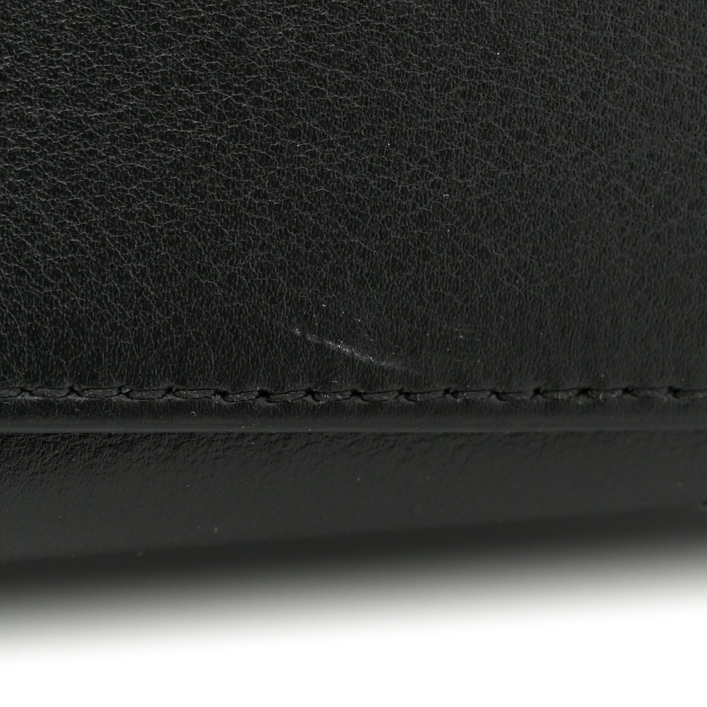 Natural Smooth Calfskin Mini Rodeo Top Handle Handbag Black