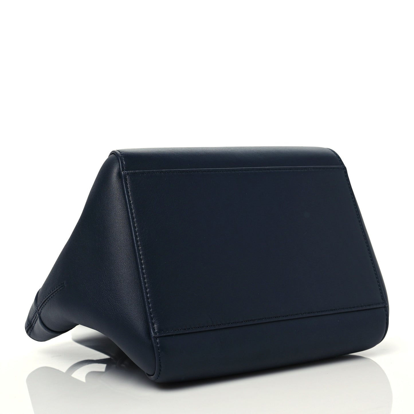 Calfskin Small Hammock Nugget Shoulder Bag Navy