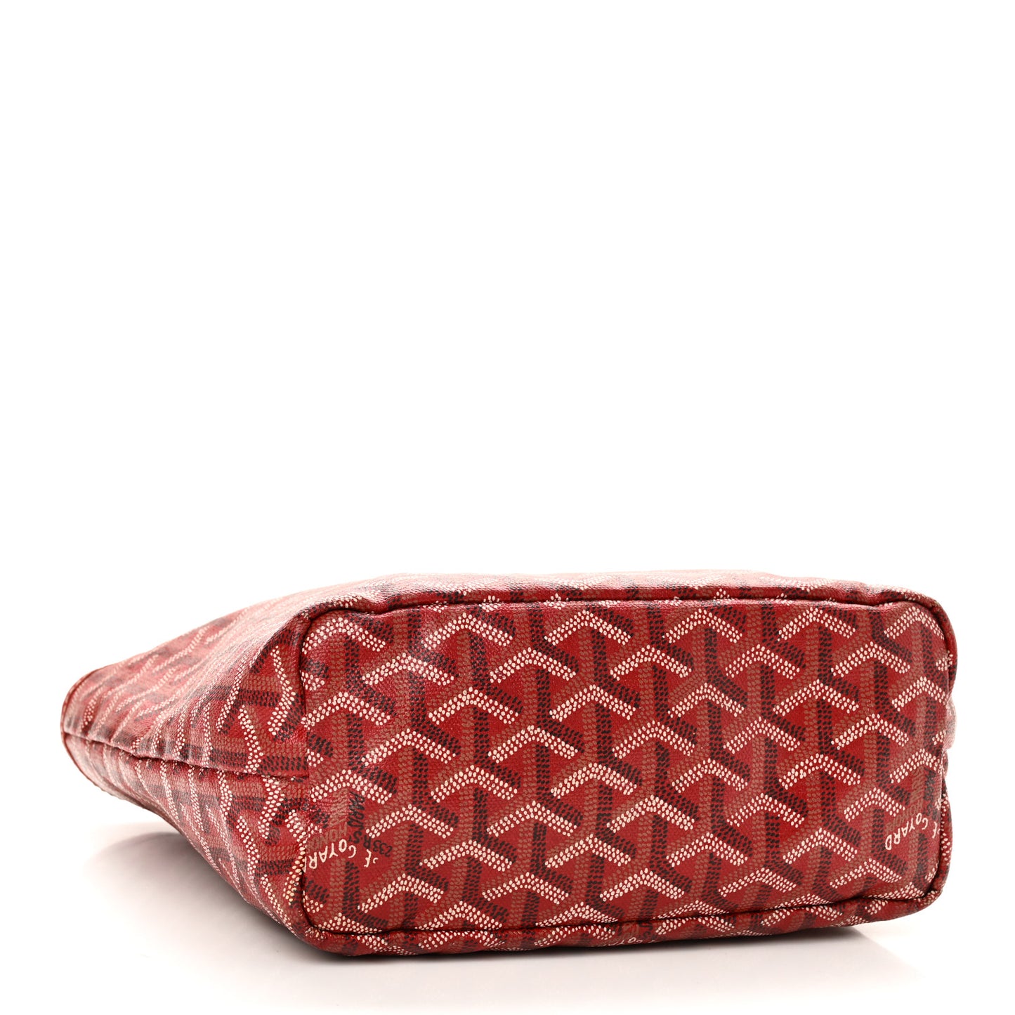 Goyardine Saint Louis Junior Jr PM Tote Red