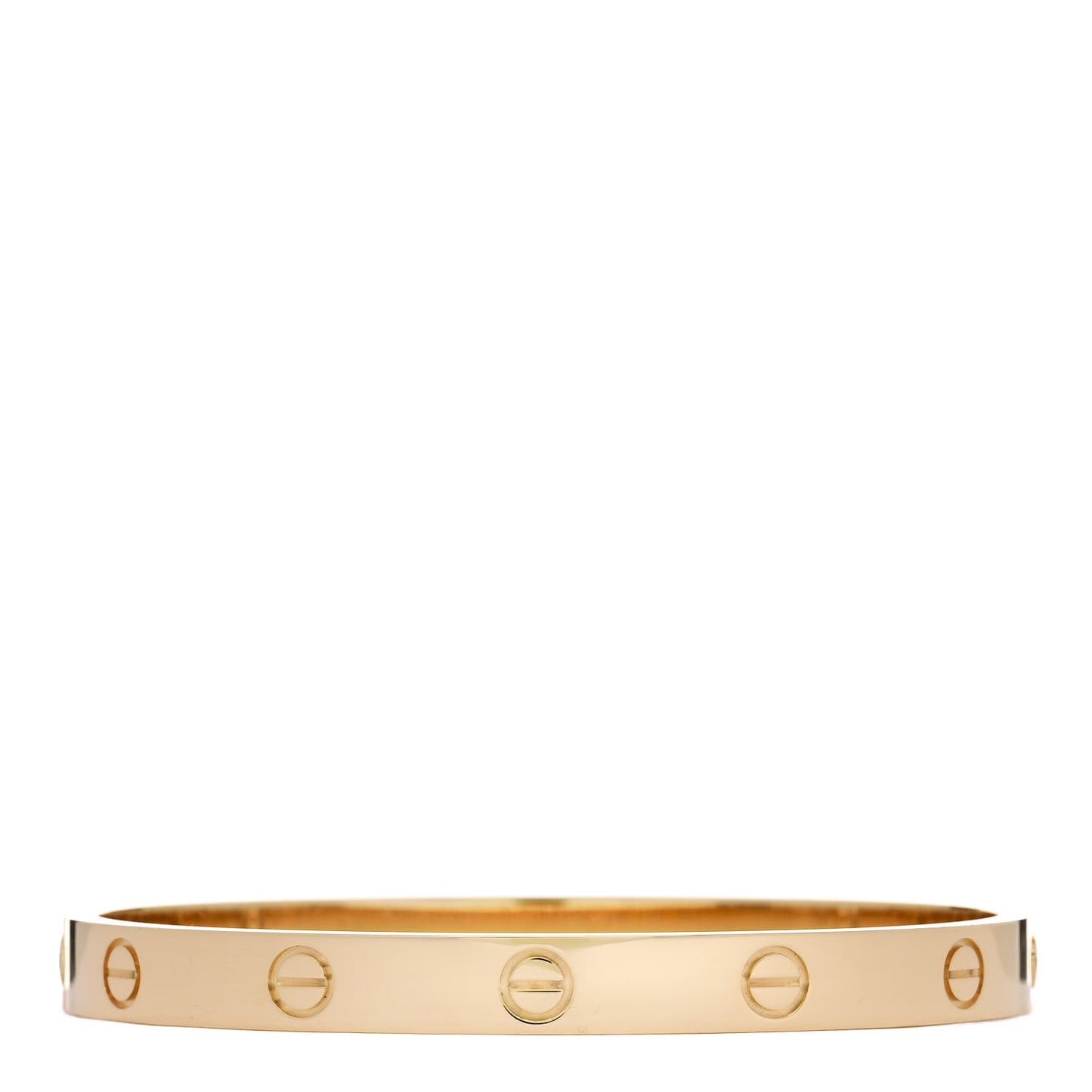 18K Yellow Gold LOVE Bracelet 17
