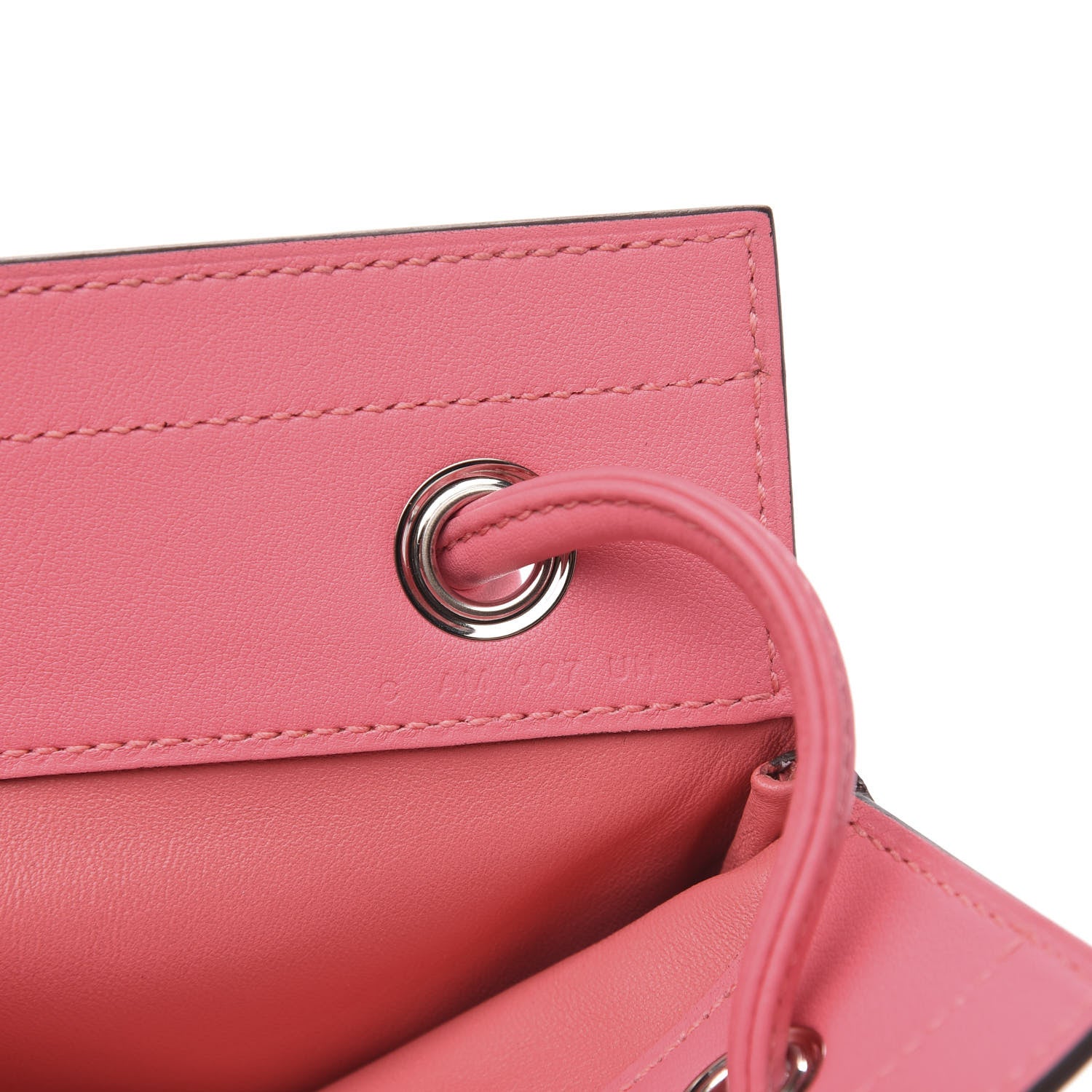 Hermes Milo Lambskin Swift Mini Aline Rose Azalee 7 of 11