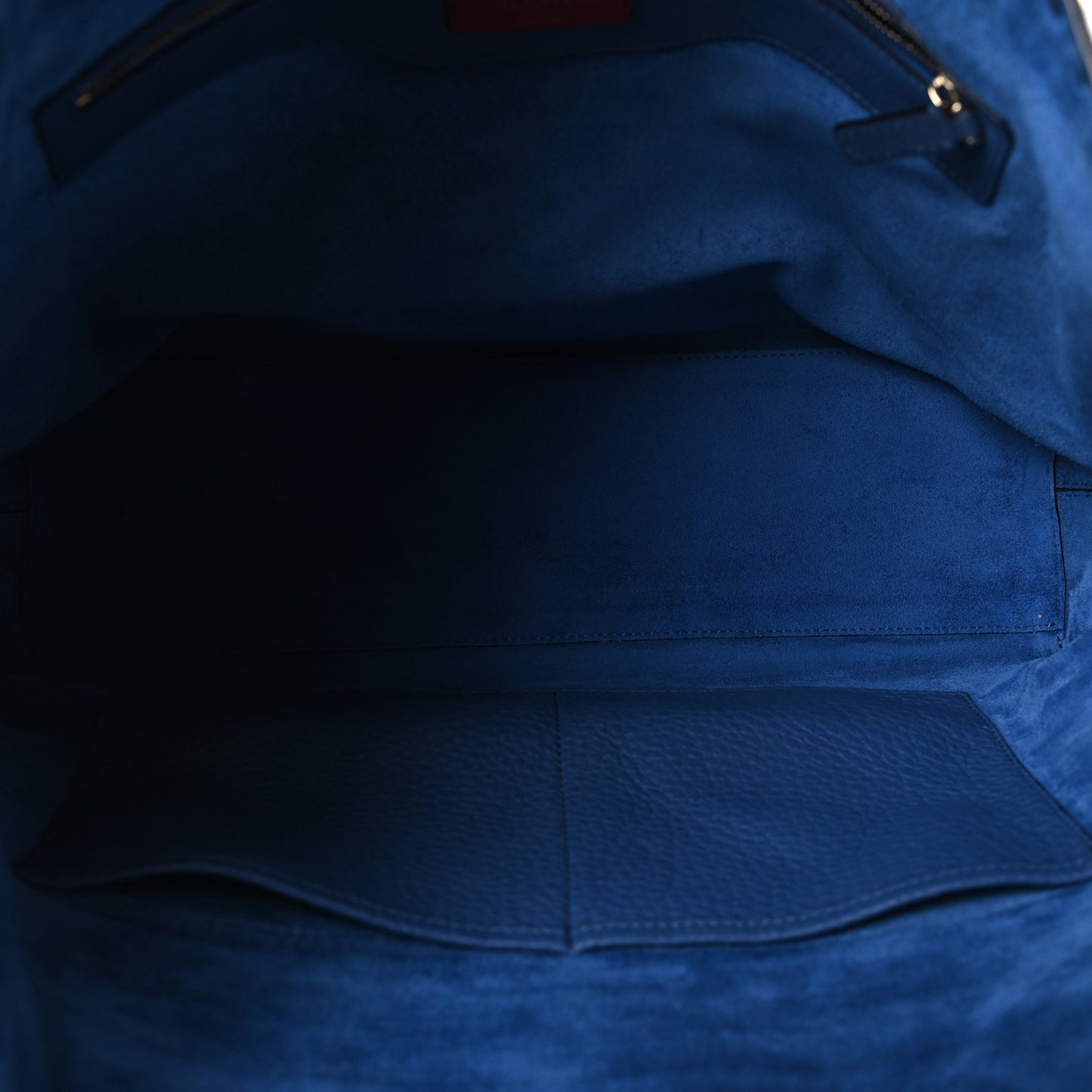 Grained Calfskin Rockstud Shoulder Tote Baltique