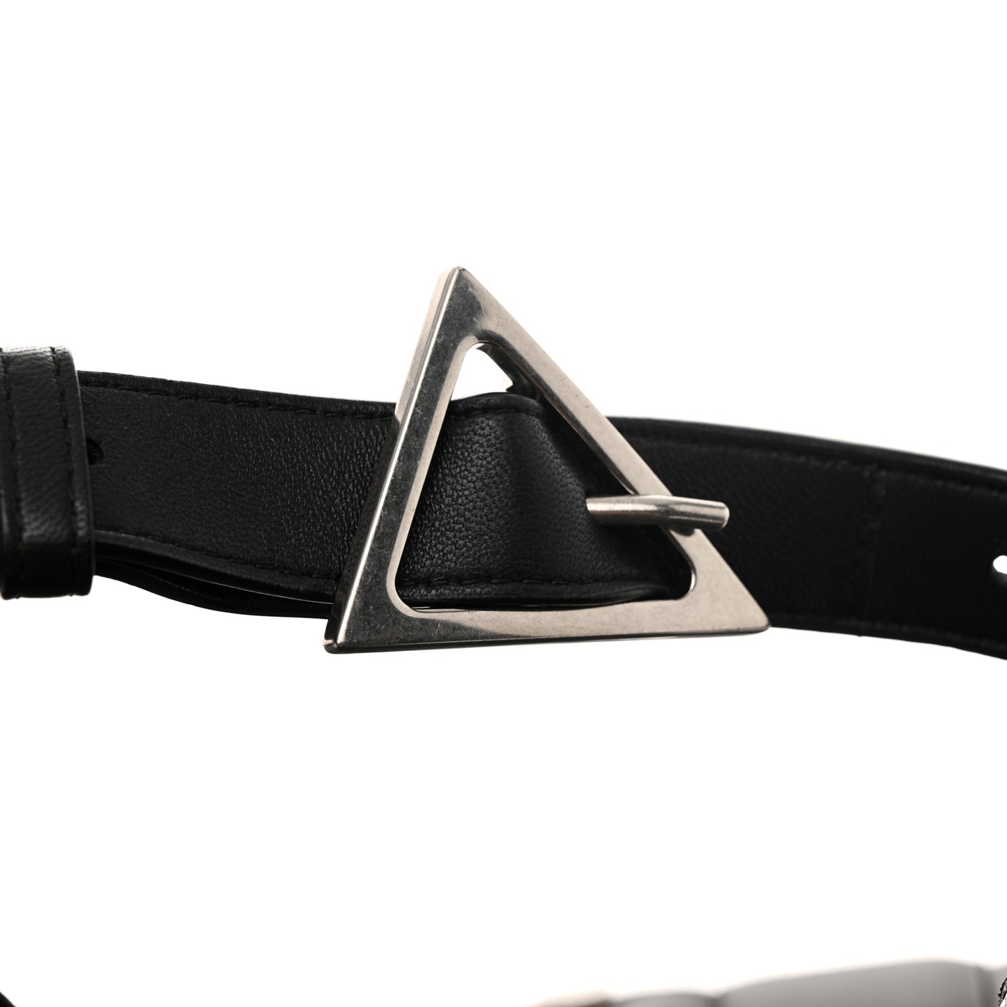 Nappa Maxi Intreccio Padded Cassette Crossbody Bag Black