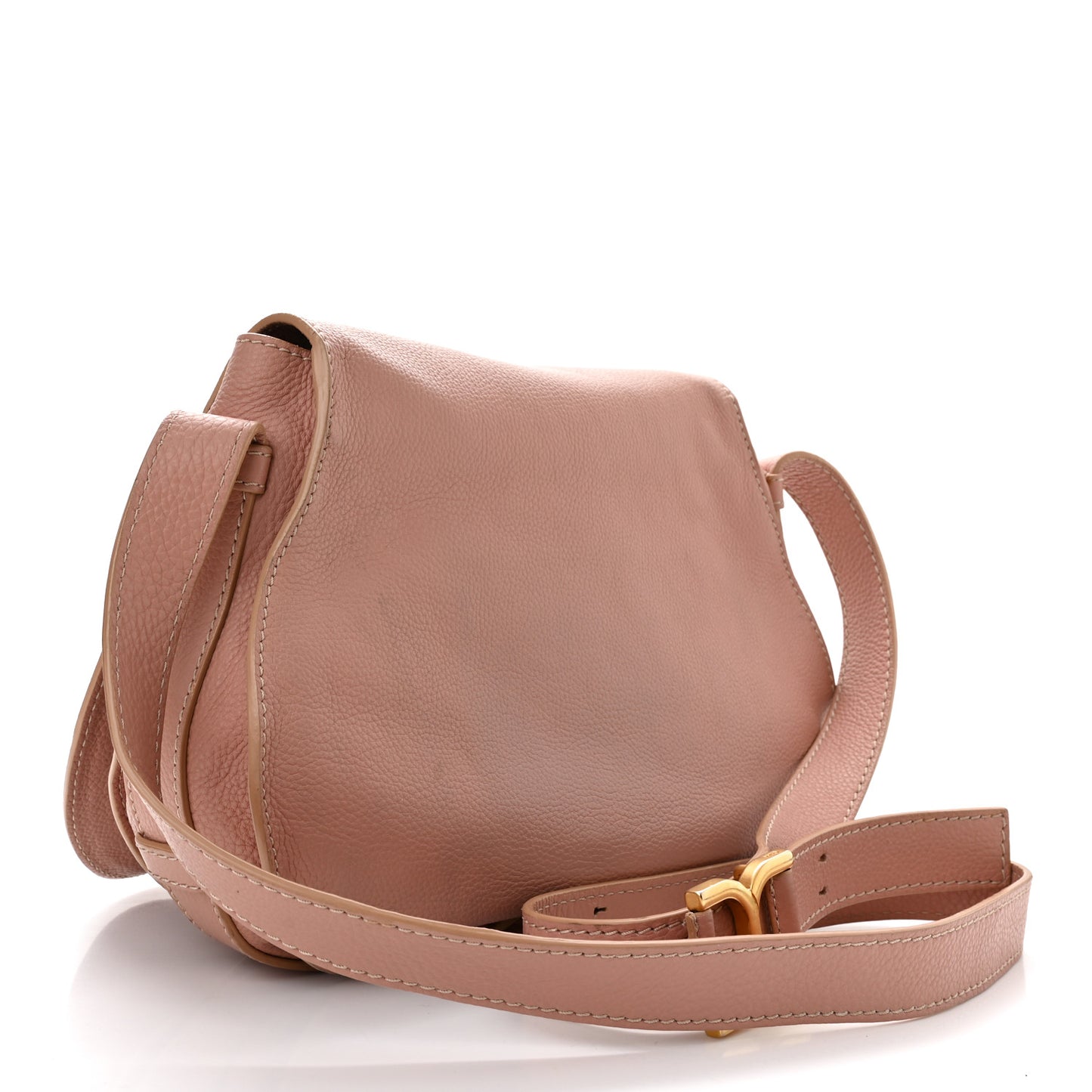 Calfskin Medium Marcie Shoulder Bag Anemone Pink