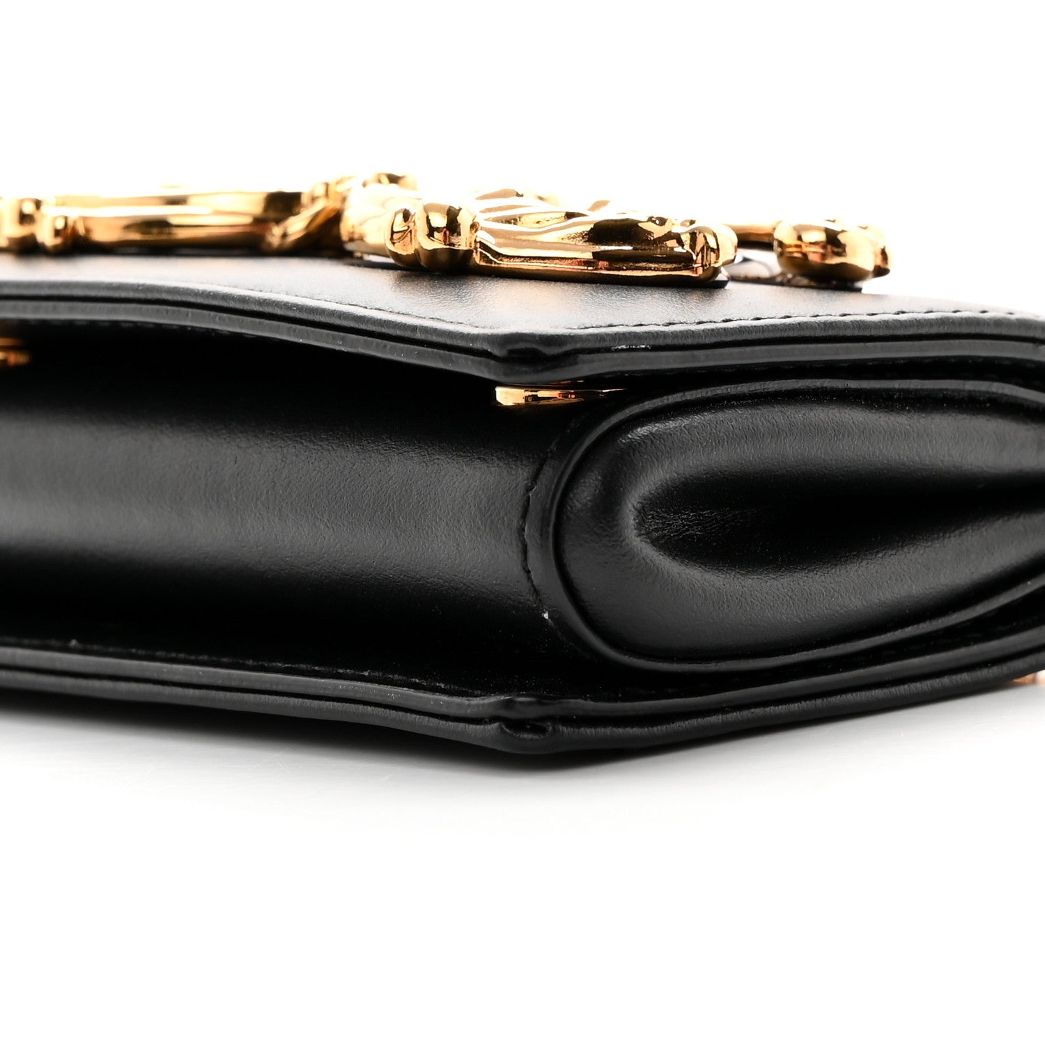 Dolce & Gabbana Calfskin Micro DG Girls Shoulder Bag Black 9 of 12