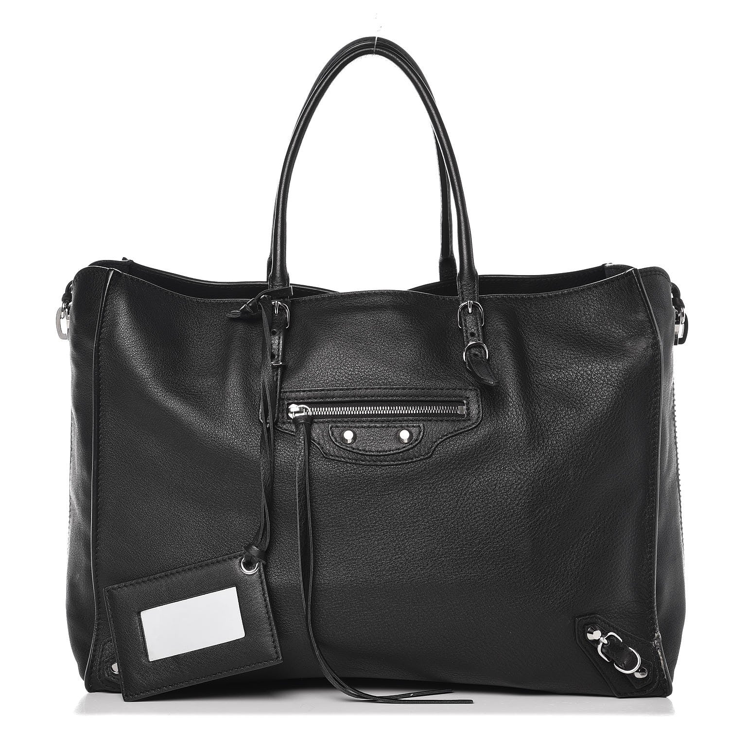Balenciaga Veau Papier B4 Zip Around Tote Black 1 of 10
