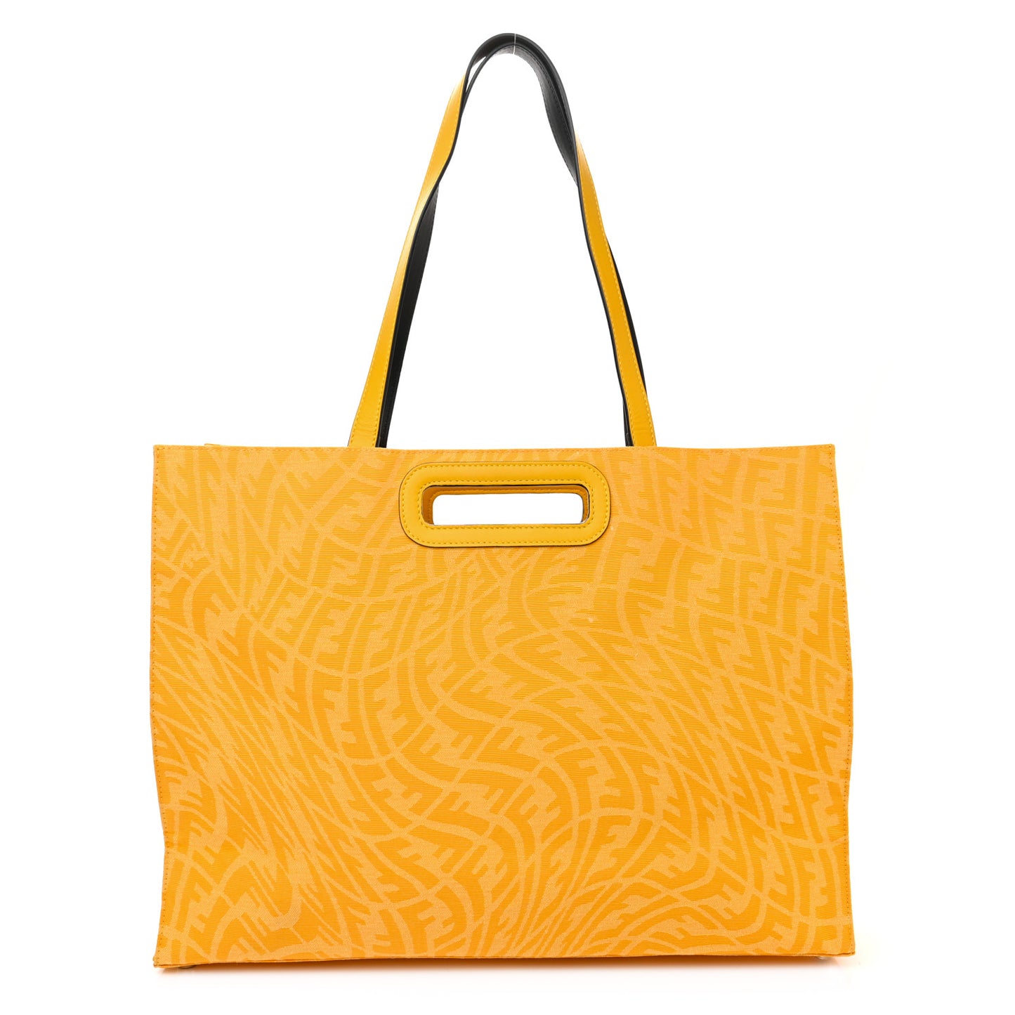 X SARAH COLEMAN Fabric Jacquard Vitello Grace Light FF Vertigo East West Shopper Tote Mimosa