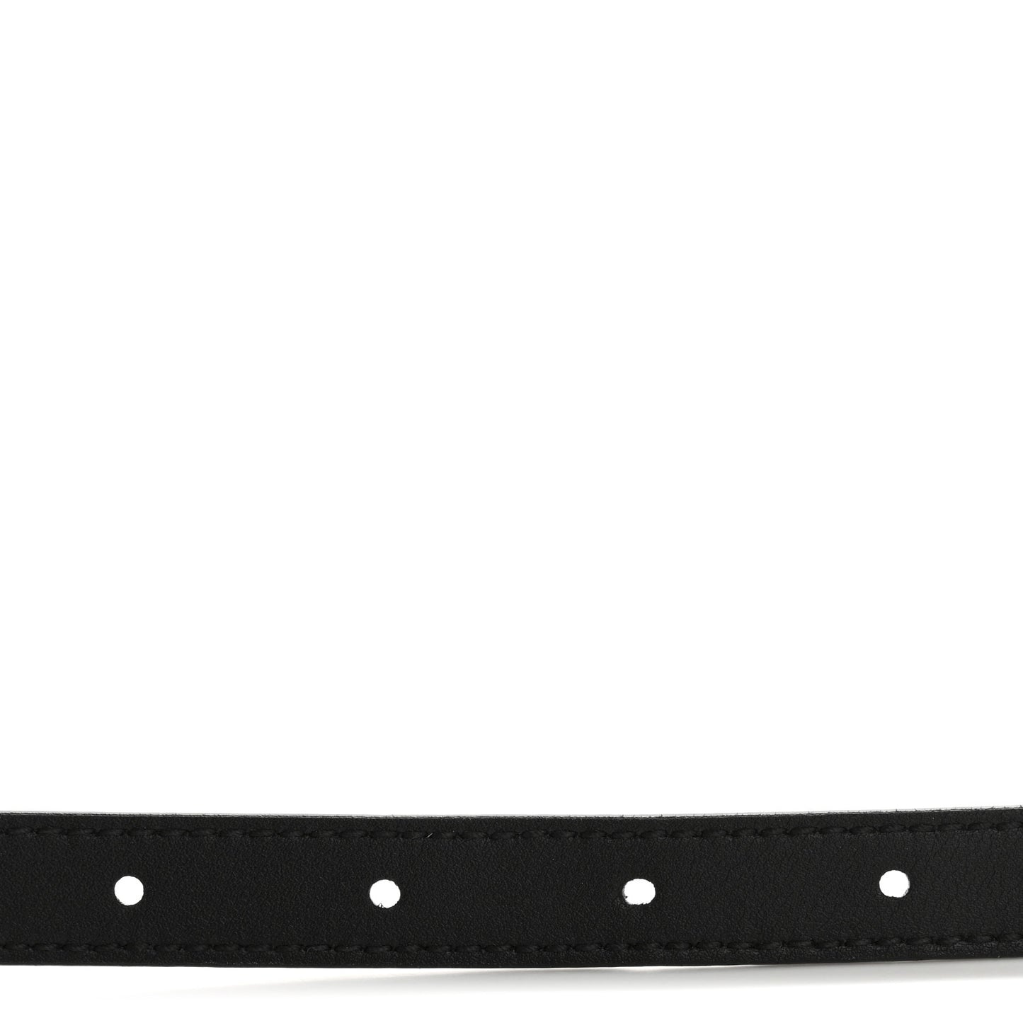 Calfskin Round Interlocking G 20mm Belt 110 44 Black