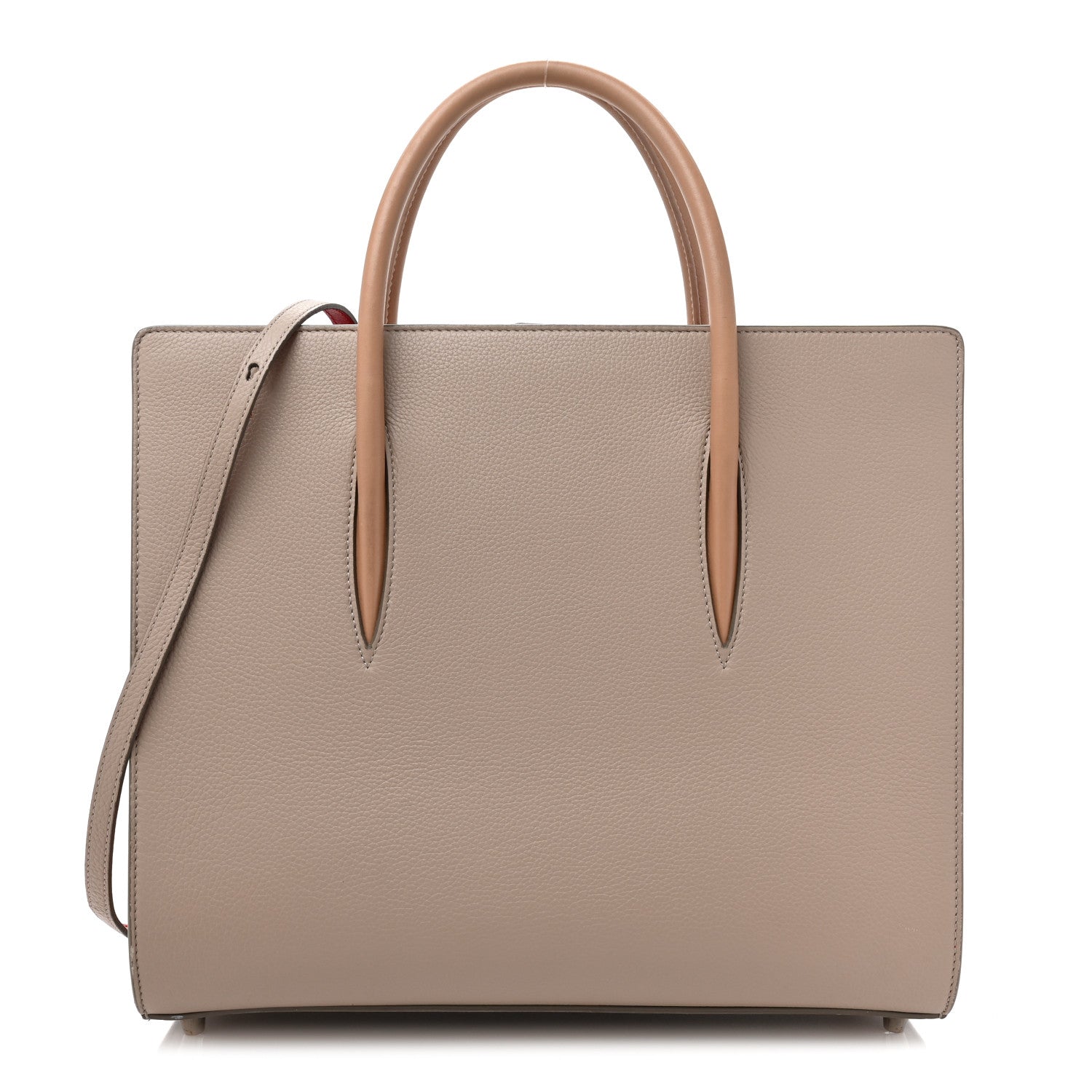 Christian Louboutin Calfskin Patent Studded Large Paloma Cashmere 1 of 25