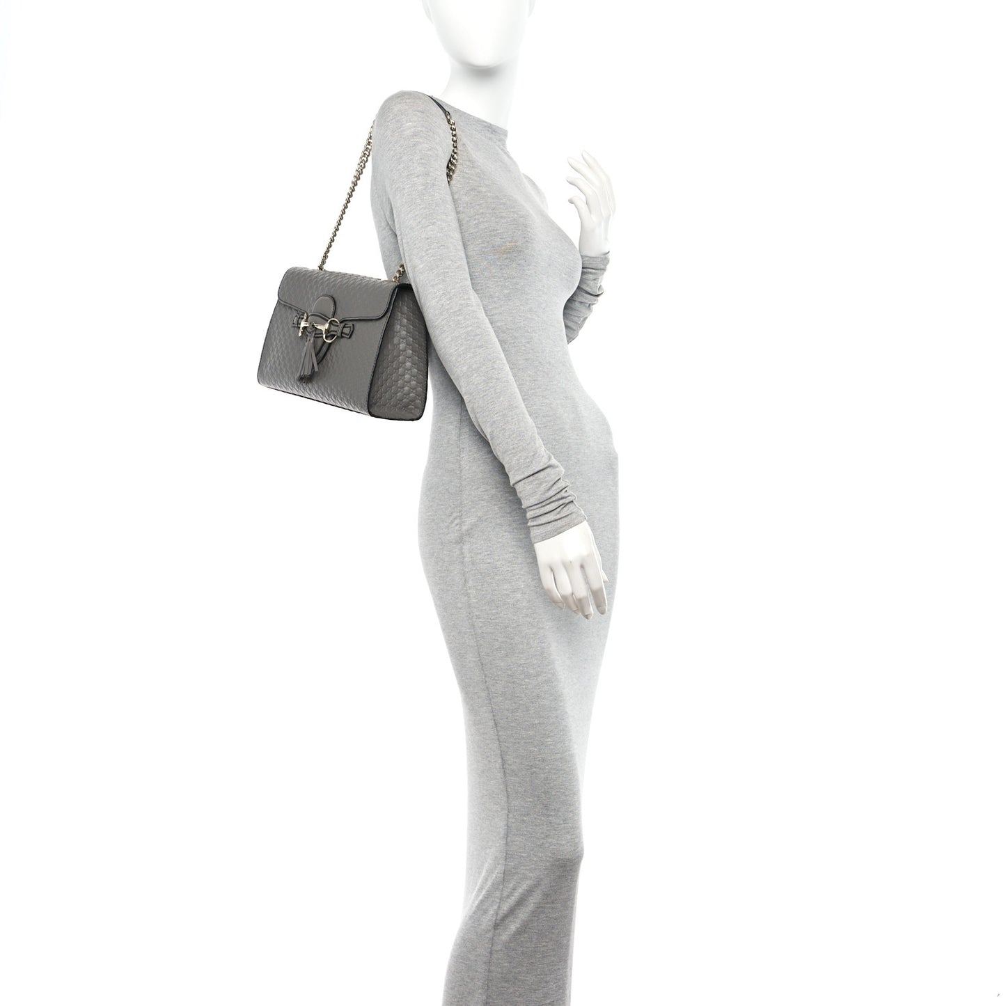 Soft Microguccissima Medium Emily Chain Shoulder Bag Loess