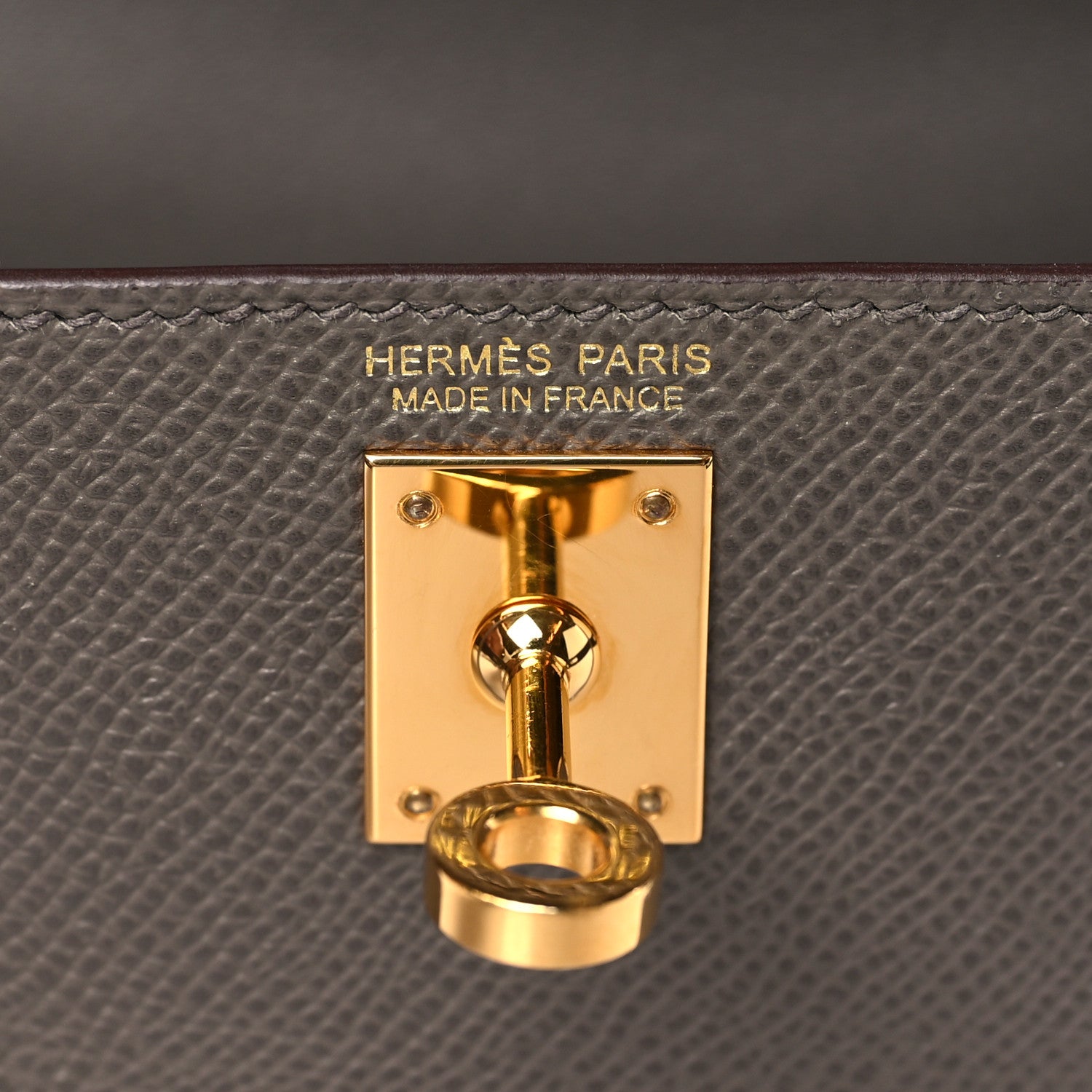 Hermes Epsom Mini Kelly Sellier 20 Etain 6 of 9