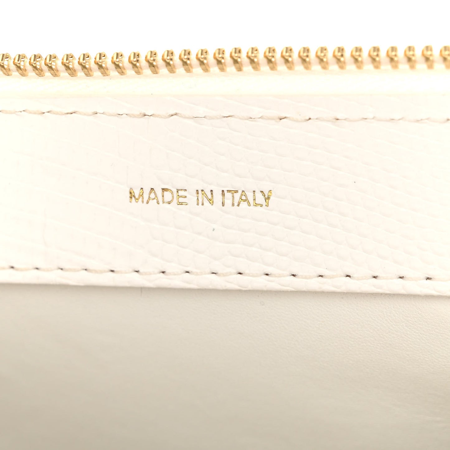 Calfskin Lizard Embossed M Frame Bag White