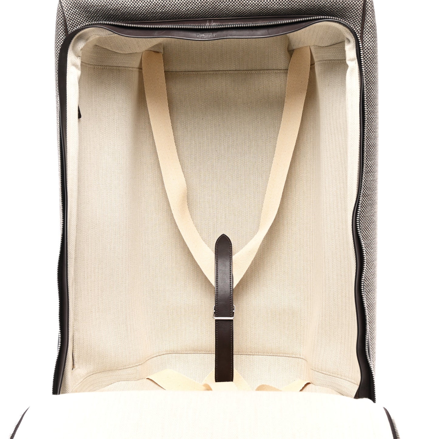 Toile Trousse Caleche Express Carry On Cabine Suitcase Graphite Etoupe