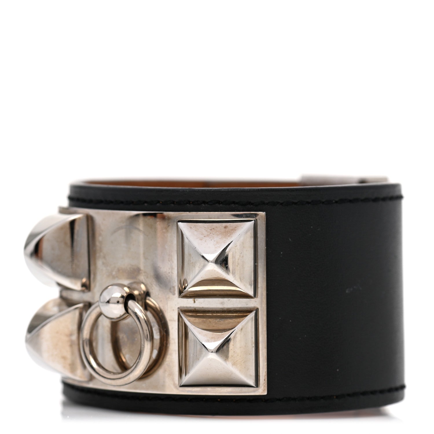 Hermes Box Collier De Chien CDC Bracelet L Black 1 of 8