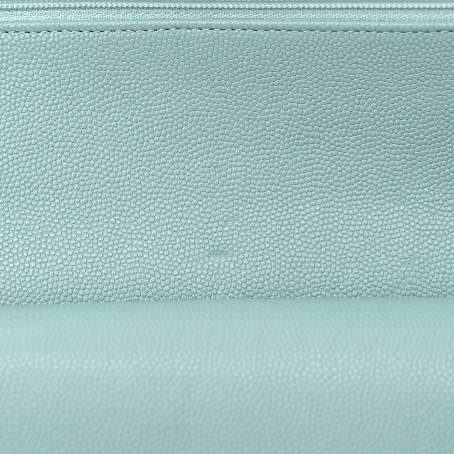 Chanel Caviar Quilted Medium Double Flap Light Blue 11 of 12