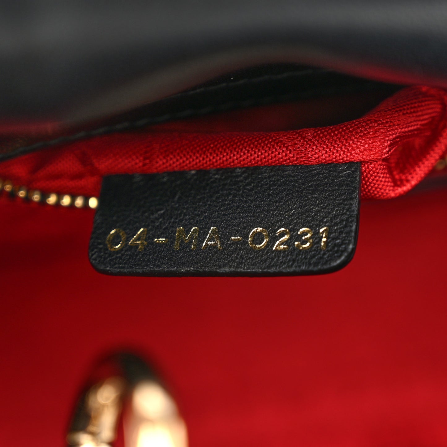 Lambskin Cannage Mini Lady Dior Black