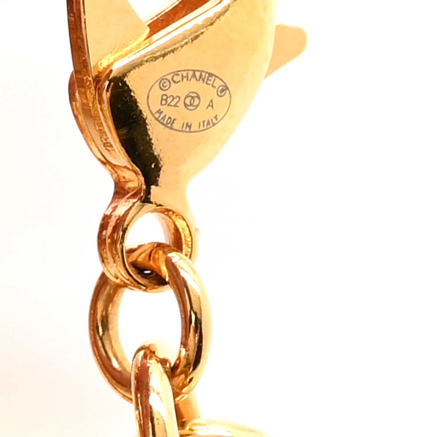 Chanel Metal 31 Rue Cambon Door Belt Gold 4 of 5