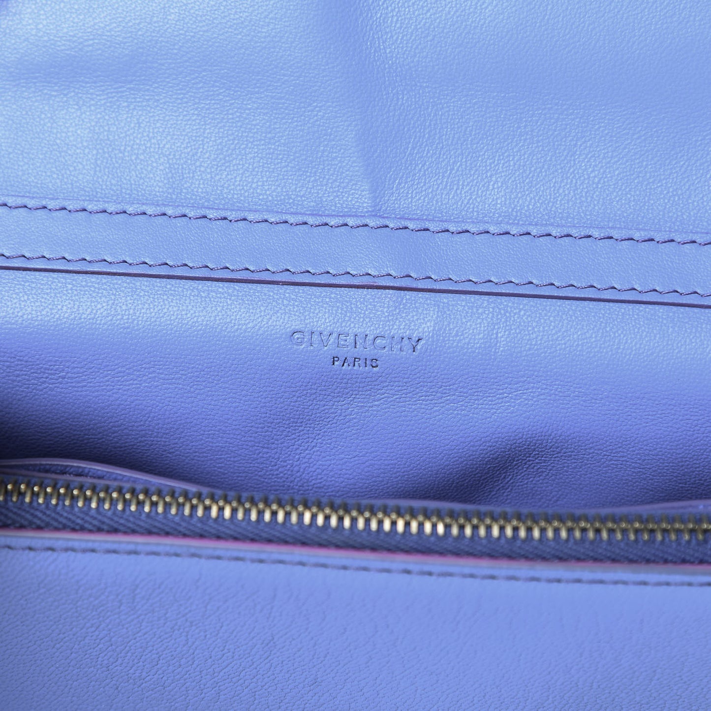 Sugar Goatskin Pandora Chain Wallet Blue
