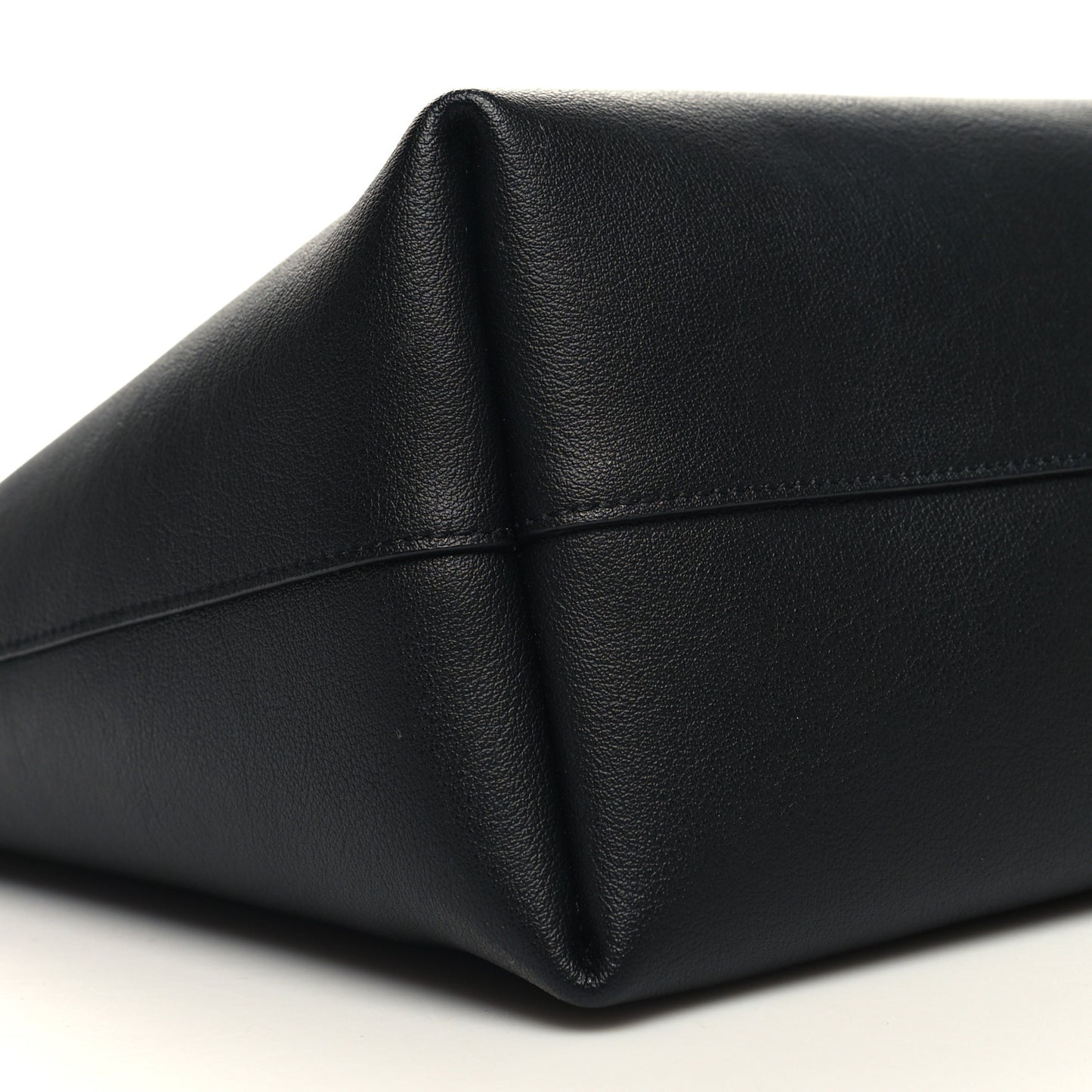 Calfskin Large Shopping Tote Black