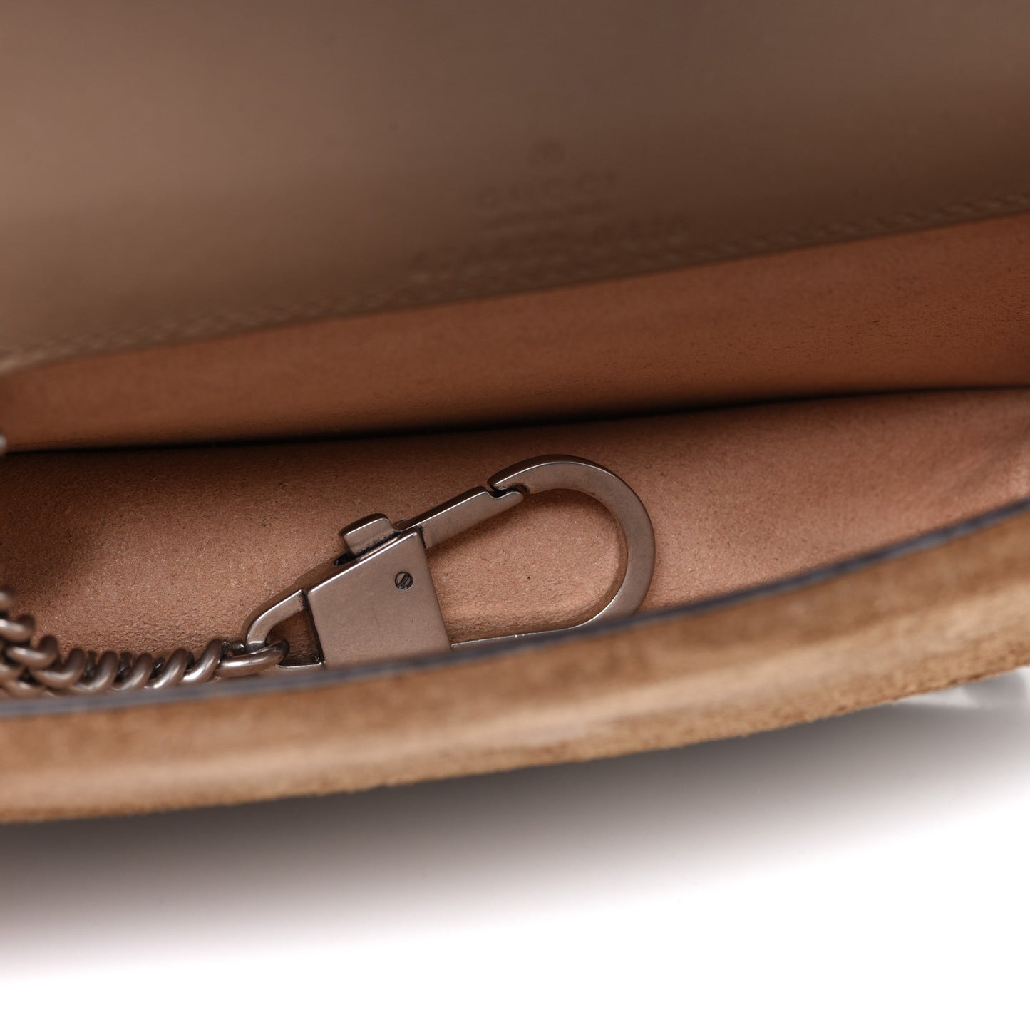 GG Supreme Monogram Super Mini Dionysus Shoulder Bag Taupe