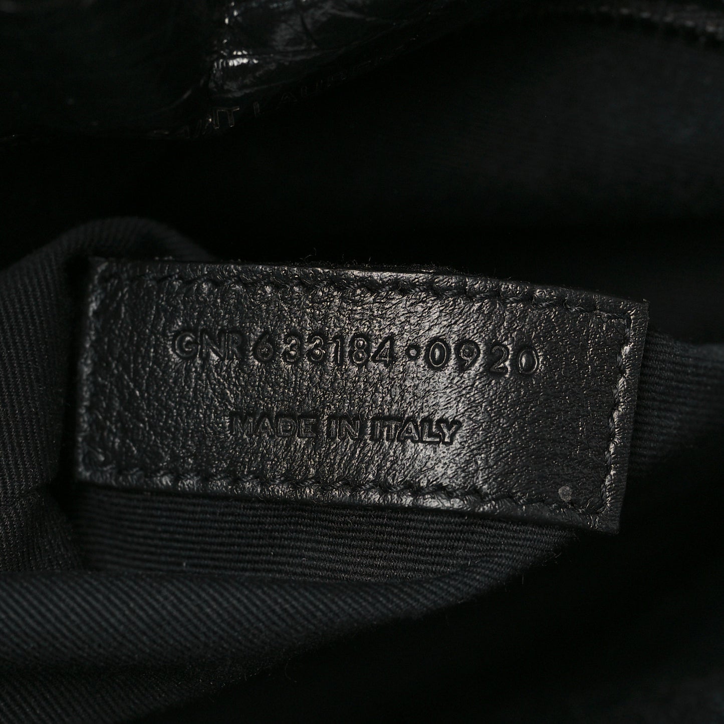 Crinkled Calfskin Matelasse Monogram Medium Niki Chain Satchel Black