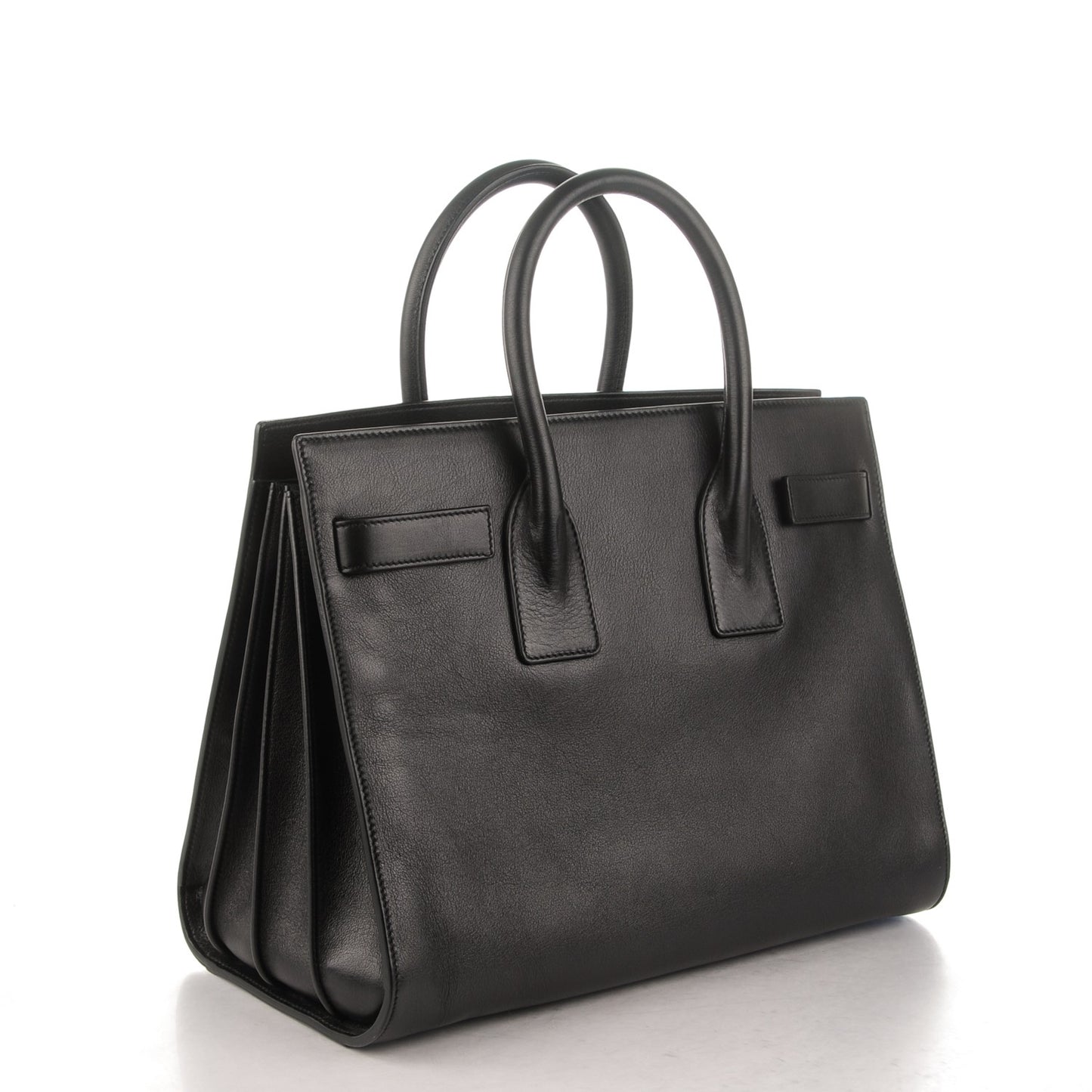 Calfskin Small Sac De Jour Black