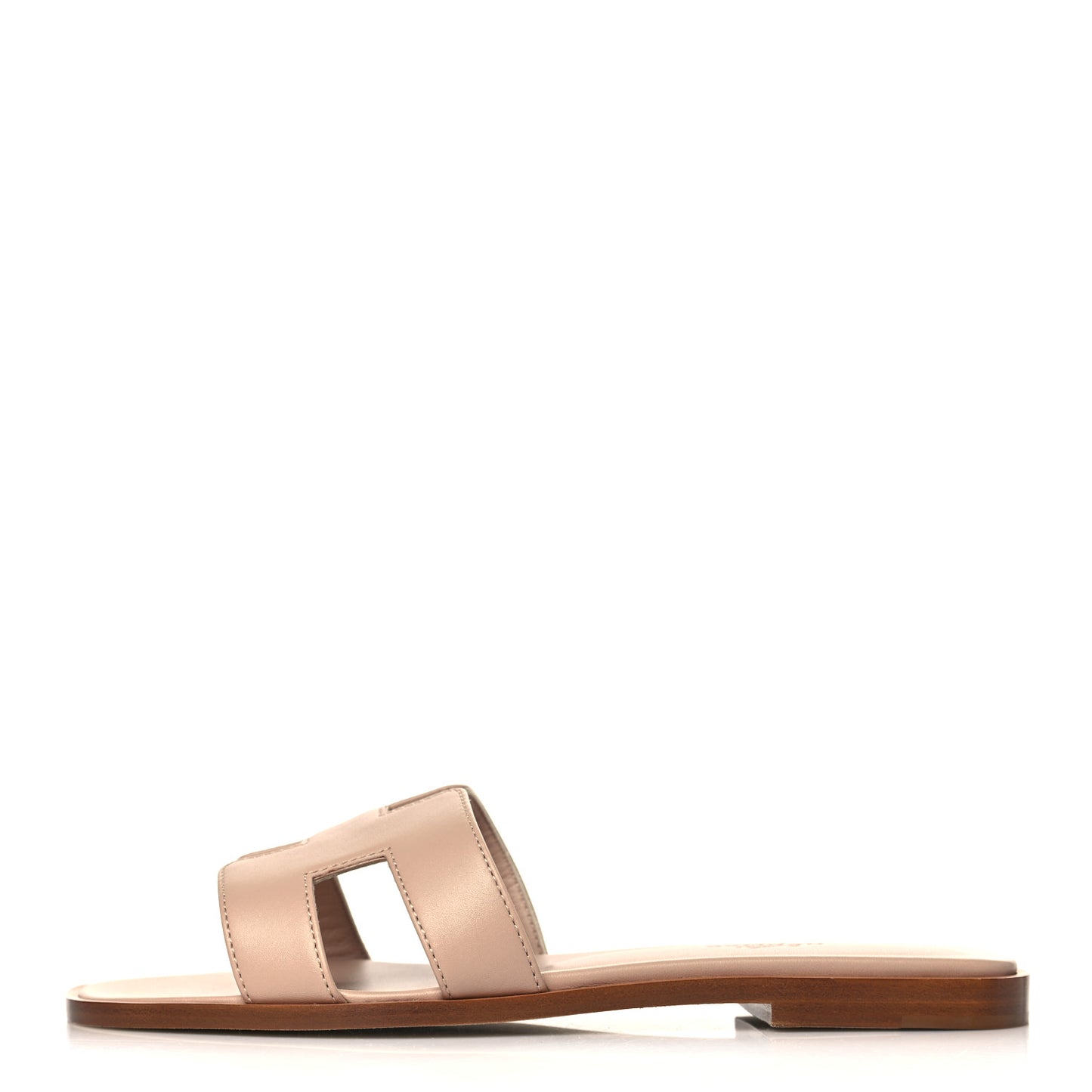 Box Calfskin Oran Sandals 37 Beige Nude
