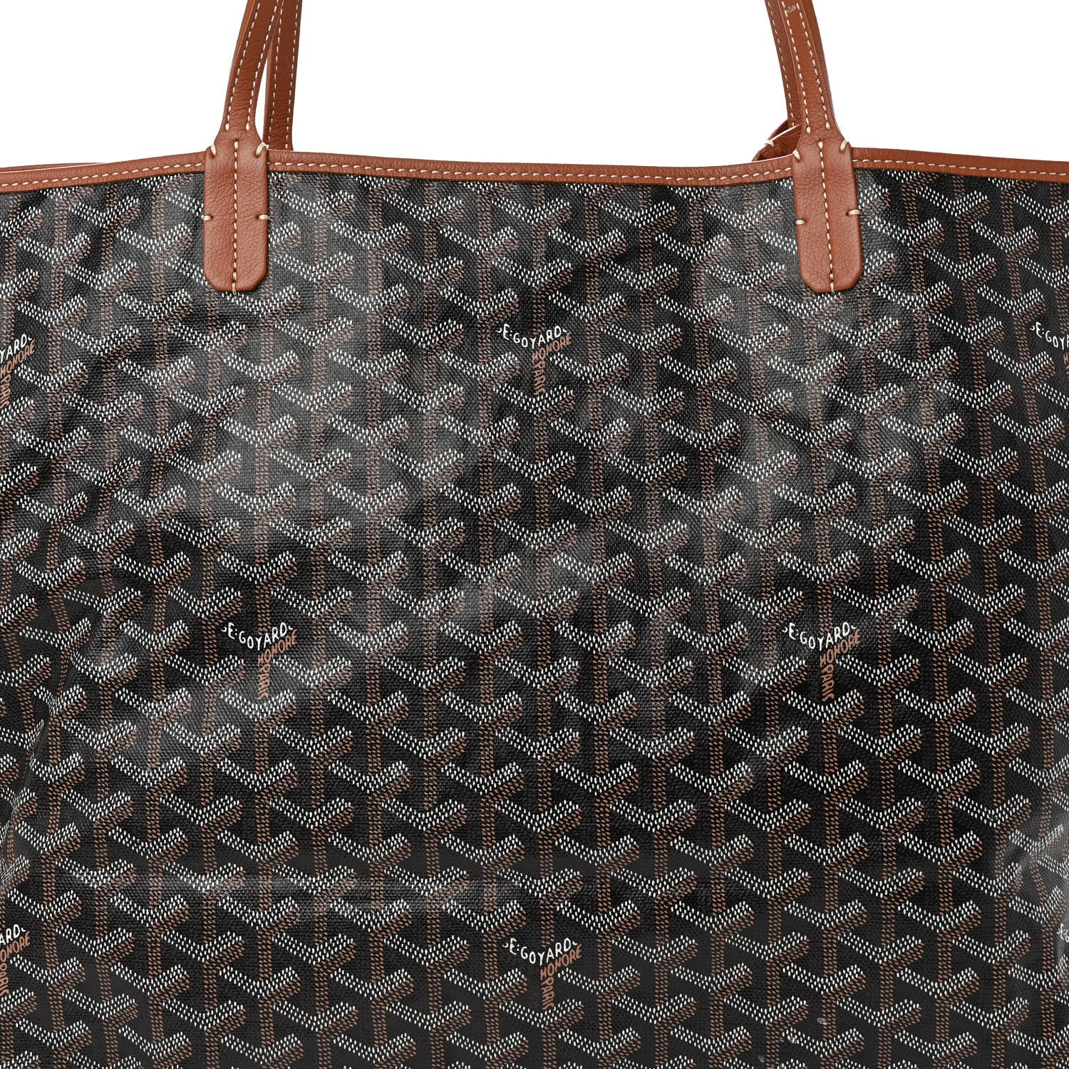 Goyard Goyardine Saint Louis GM Black Gold 8 of 11