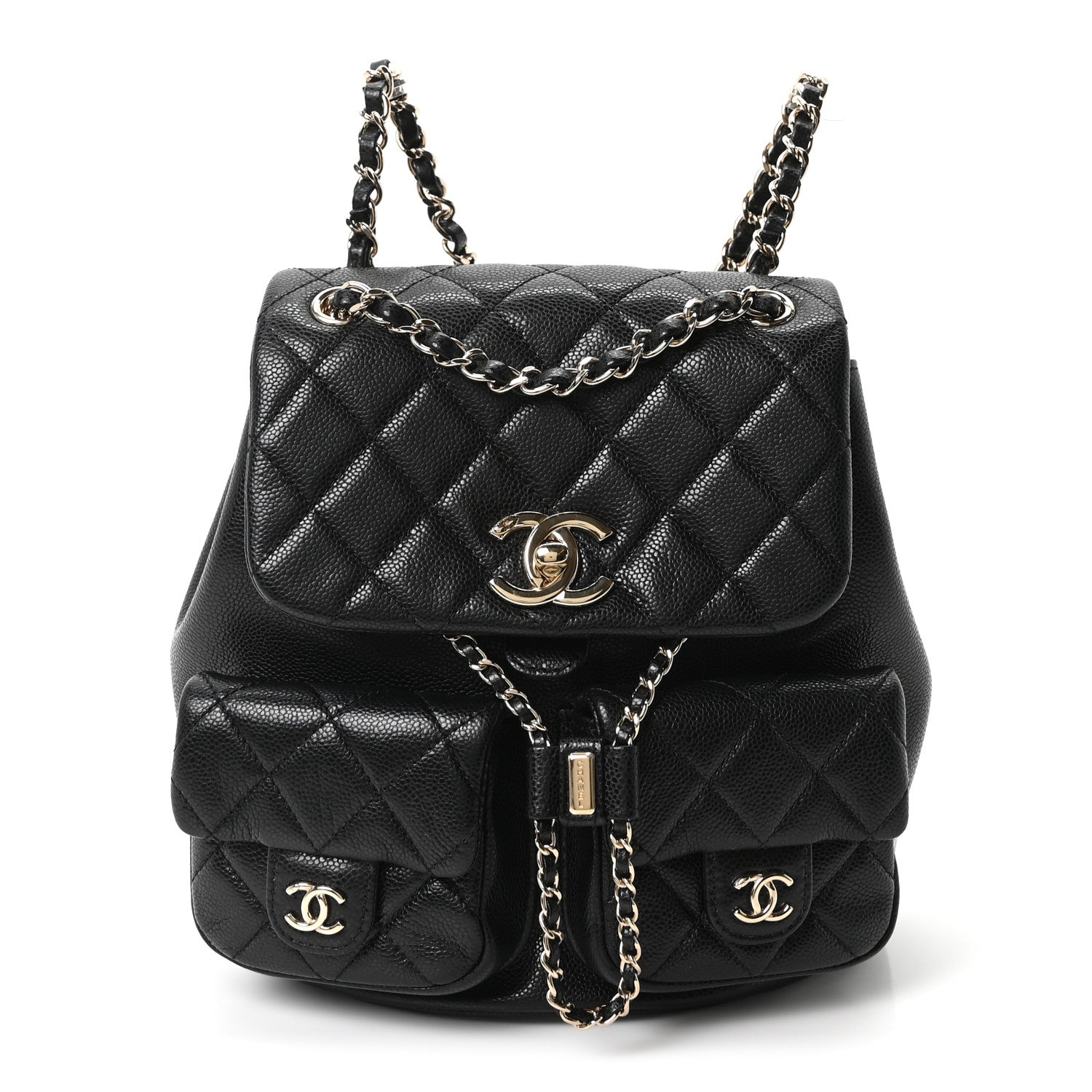 chanel black caviar leather backpack Chanel 2021 Matelasse Leather Backpack