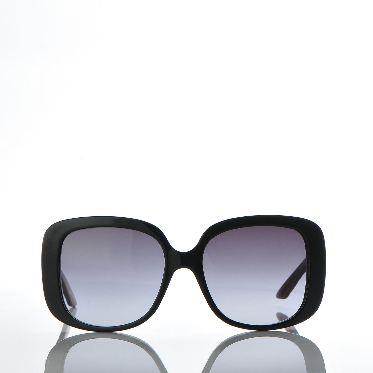 Christian Dior Resin Cannage Dior Lady Lady 1 Sunglasses Black Red 2 of 8
