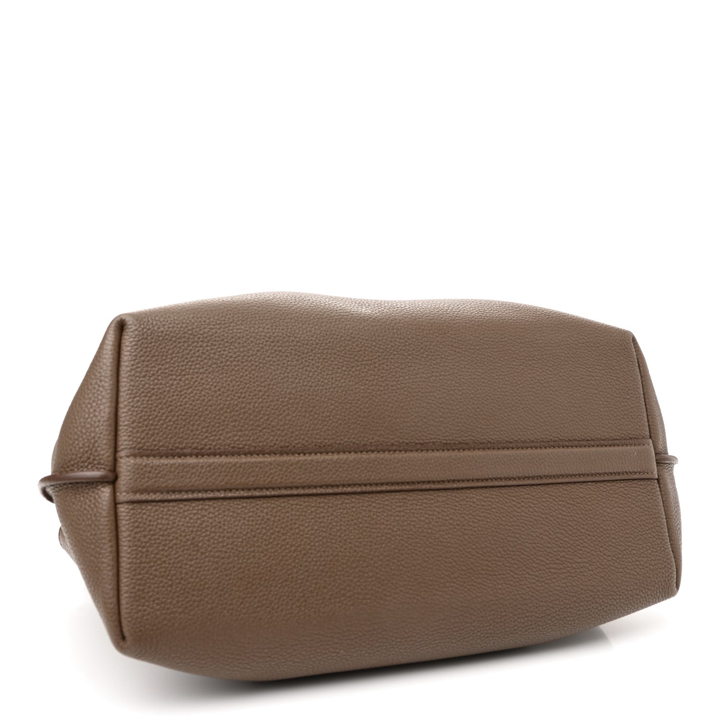 Grained Calfskin Duplex Tote Taupe