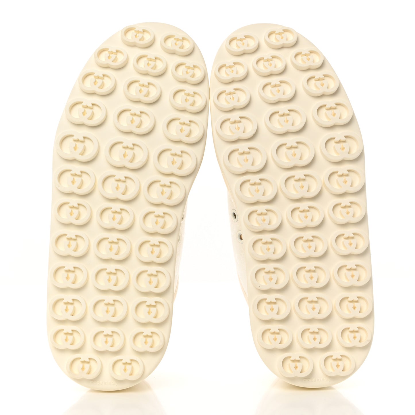 GG Monogram Womens 1977 Tennis Platform 52mm Sneakers 37.5 Great White Mystic White