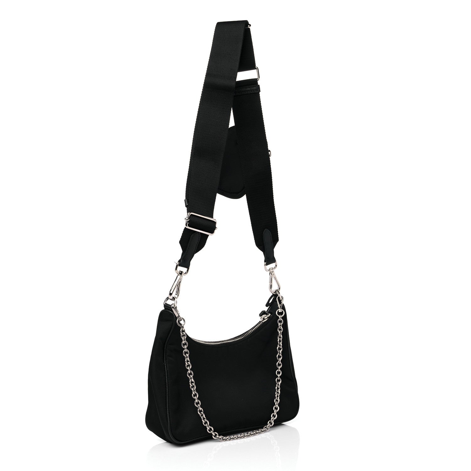 Prada Nylon Re-Edition 2005 Shoulder Bag Black 3 of 9