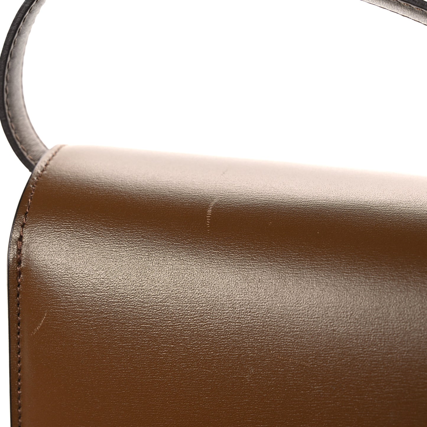 Smooth Calfskin Small Classic Box Flap Bag Camel