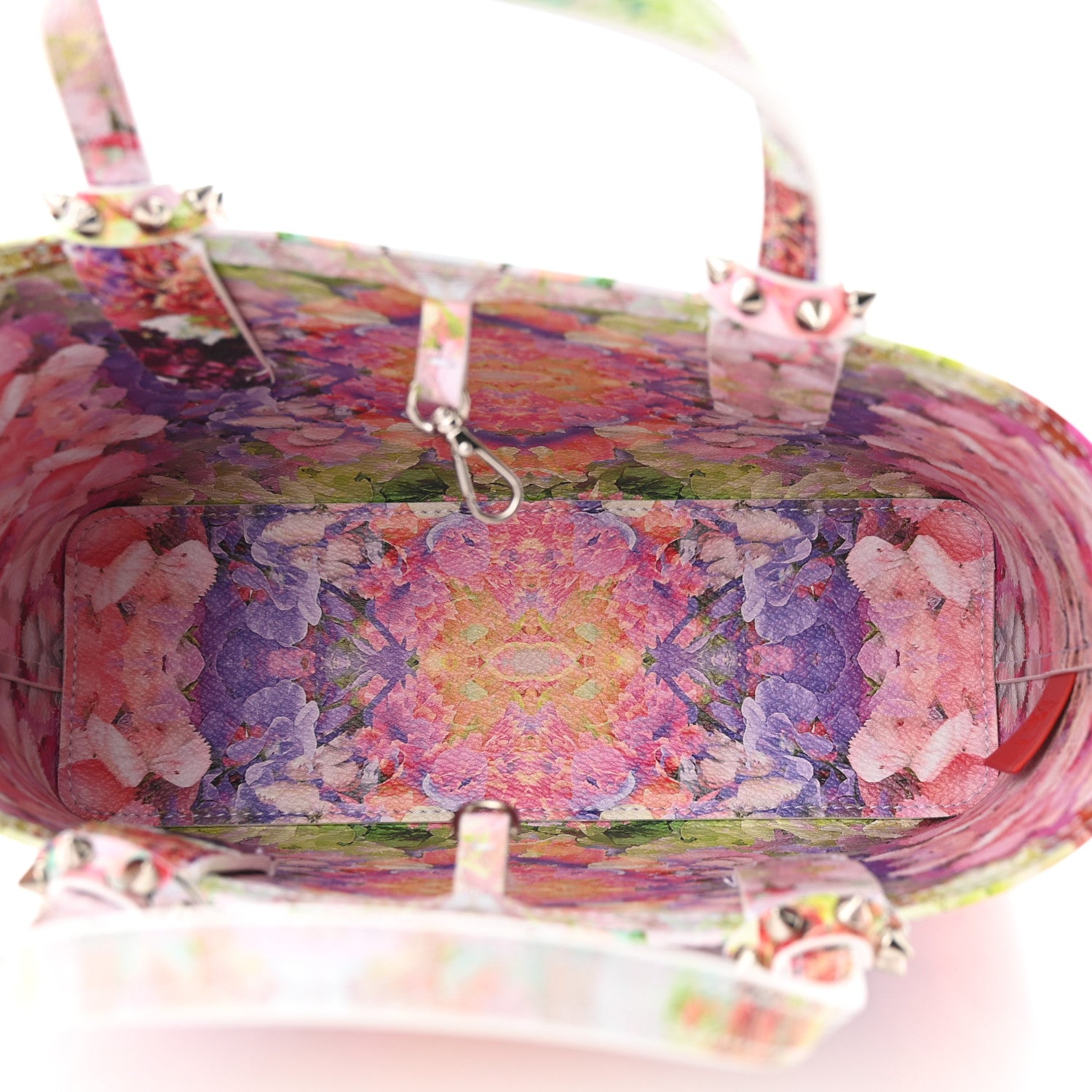 Christian Louboutin Calfskin Mini Paris Blooming Cabata Tote 5 of 9