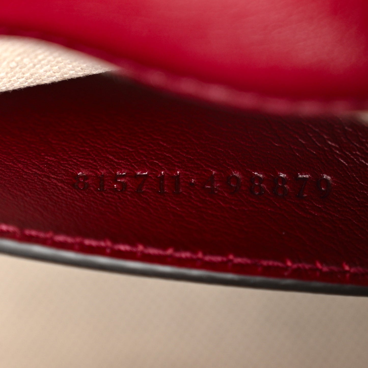 Calfskin Blondie Small Shoulder Bag Dark Red